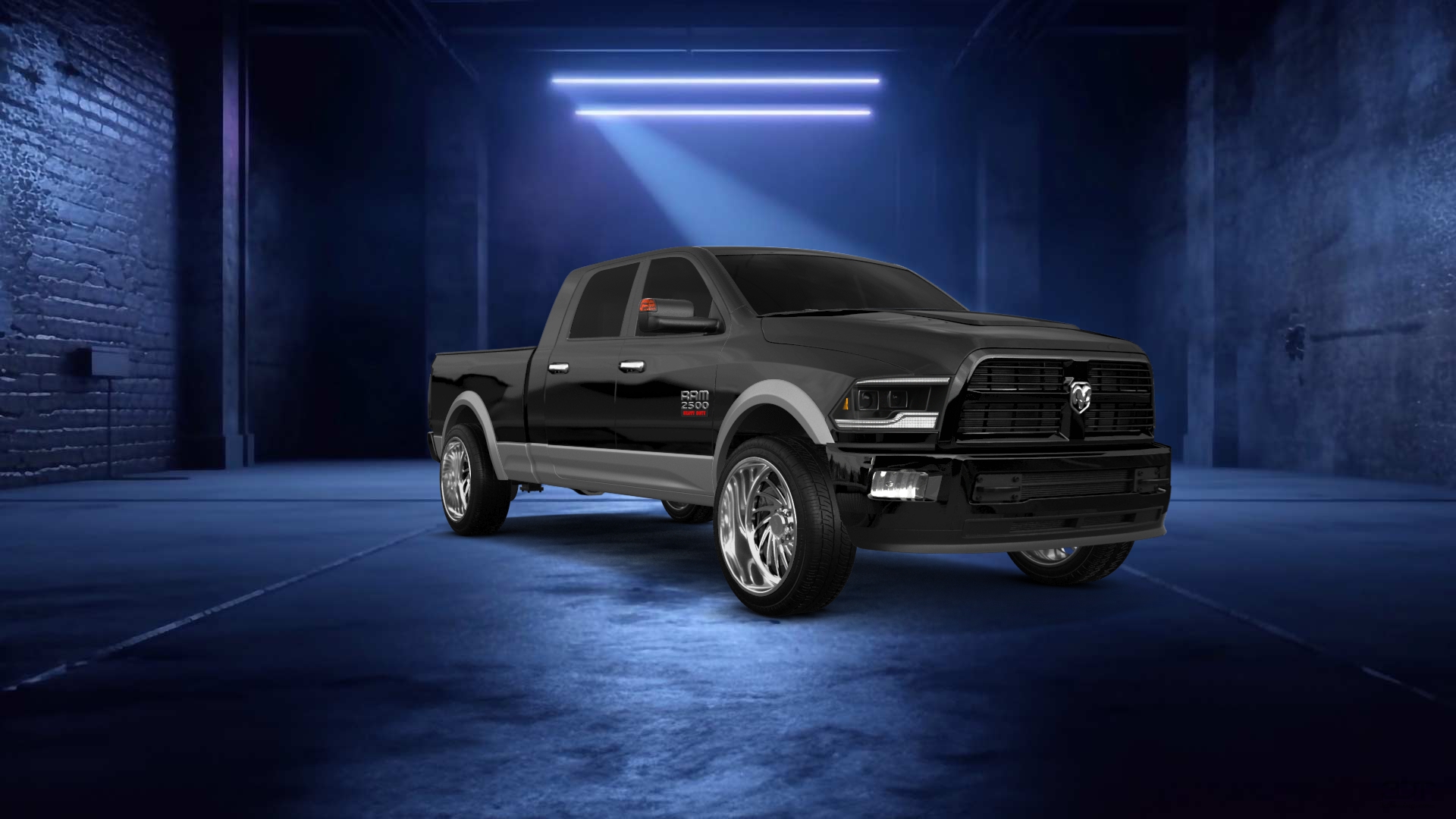 Dodge Ram 2500 Mega Cab 6.4 ft box 4 Door pickup truck 2010 tuning