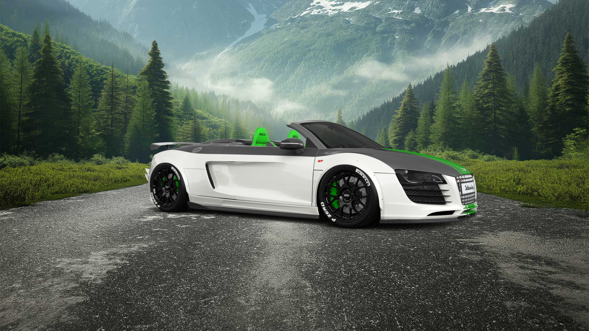 Audi R8 Spyder 2 Door Convertible 2008 Images