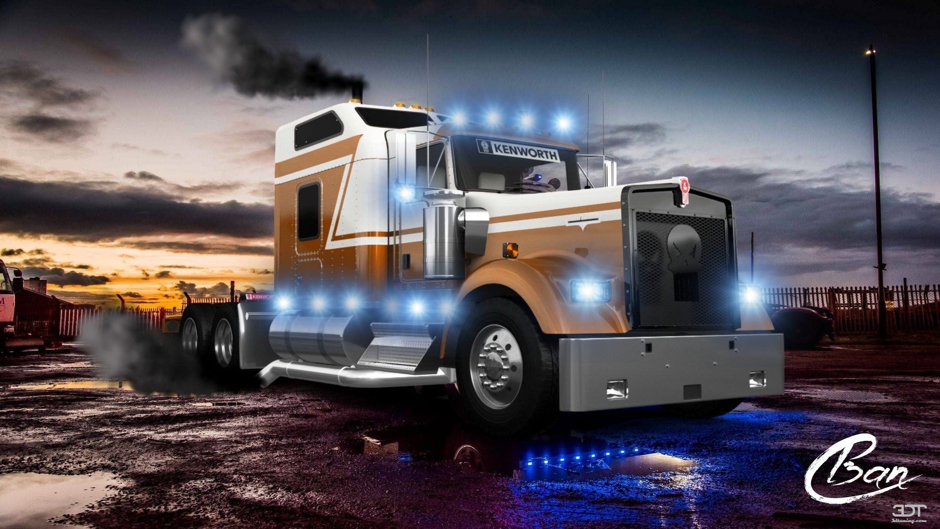 Kenworth W900 Sleeper Cab Truck 2015 Images