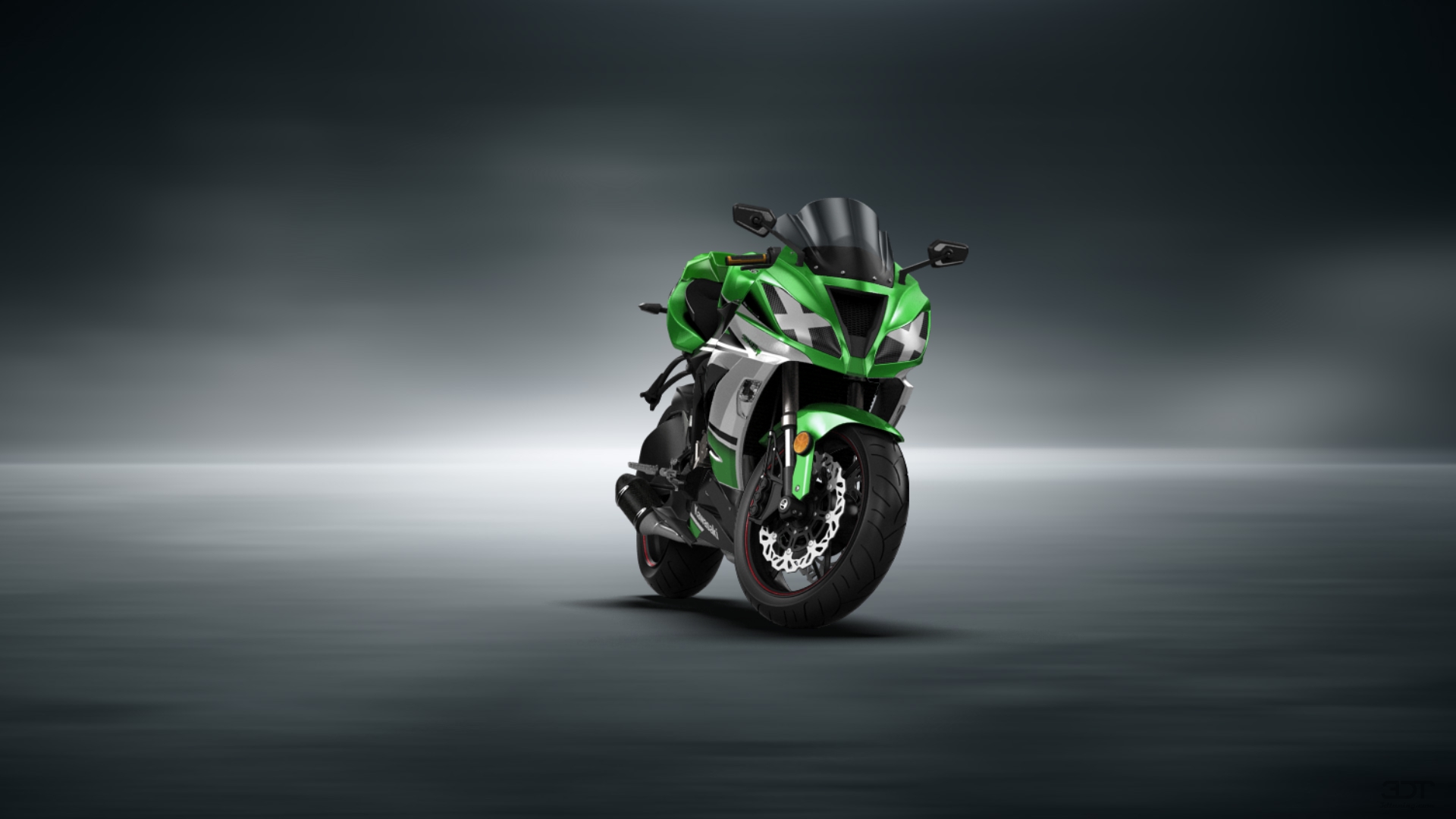 Kawasaki Ninja ZX 6R Sport Bike 2015 tuning