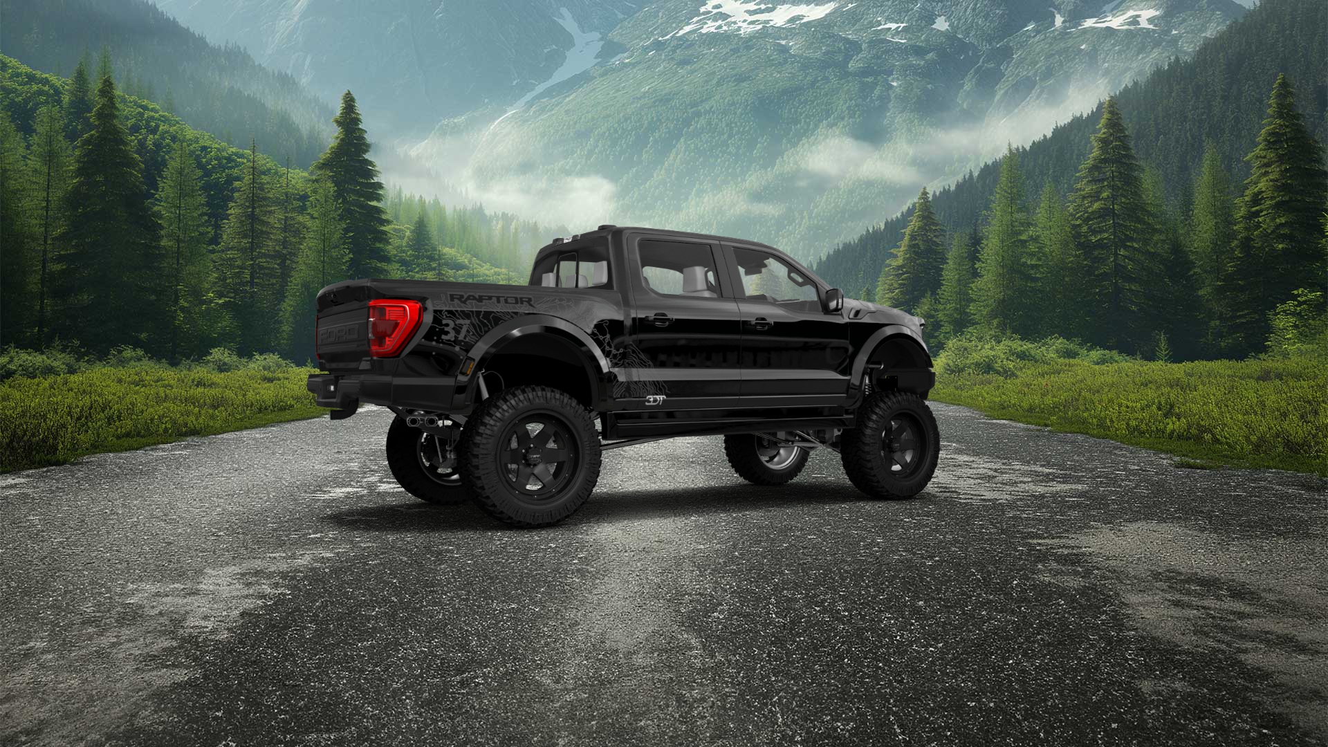 Ford F-150 Raptor 4 Door pickup truck 2021