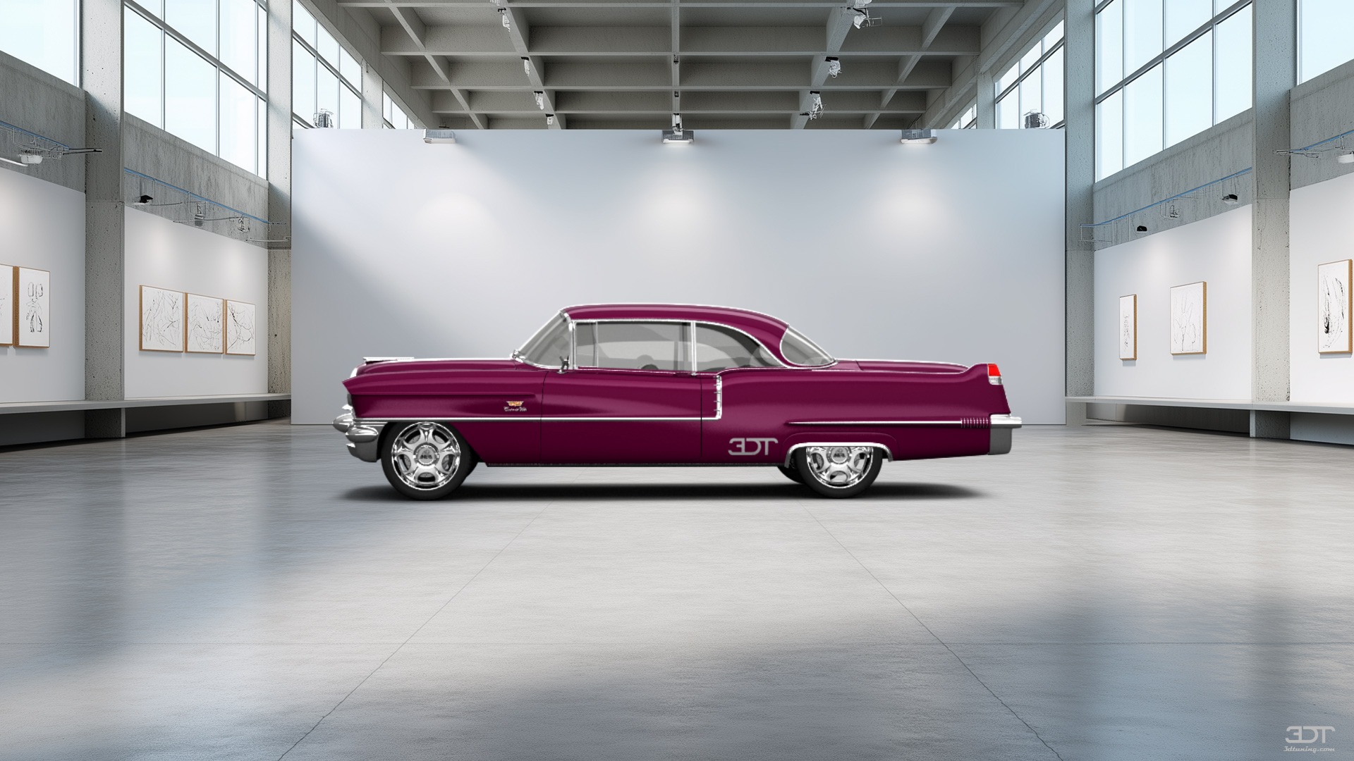 Cadillac De Ville Coupe 1956 tuning