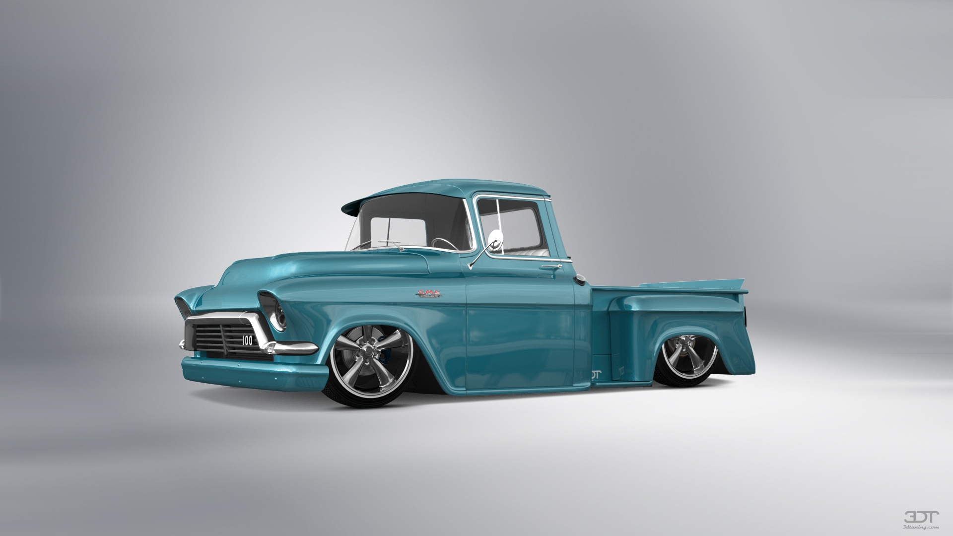 GMC 100 Stepside 2 Door pickup truck 1957 tuning