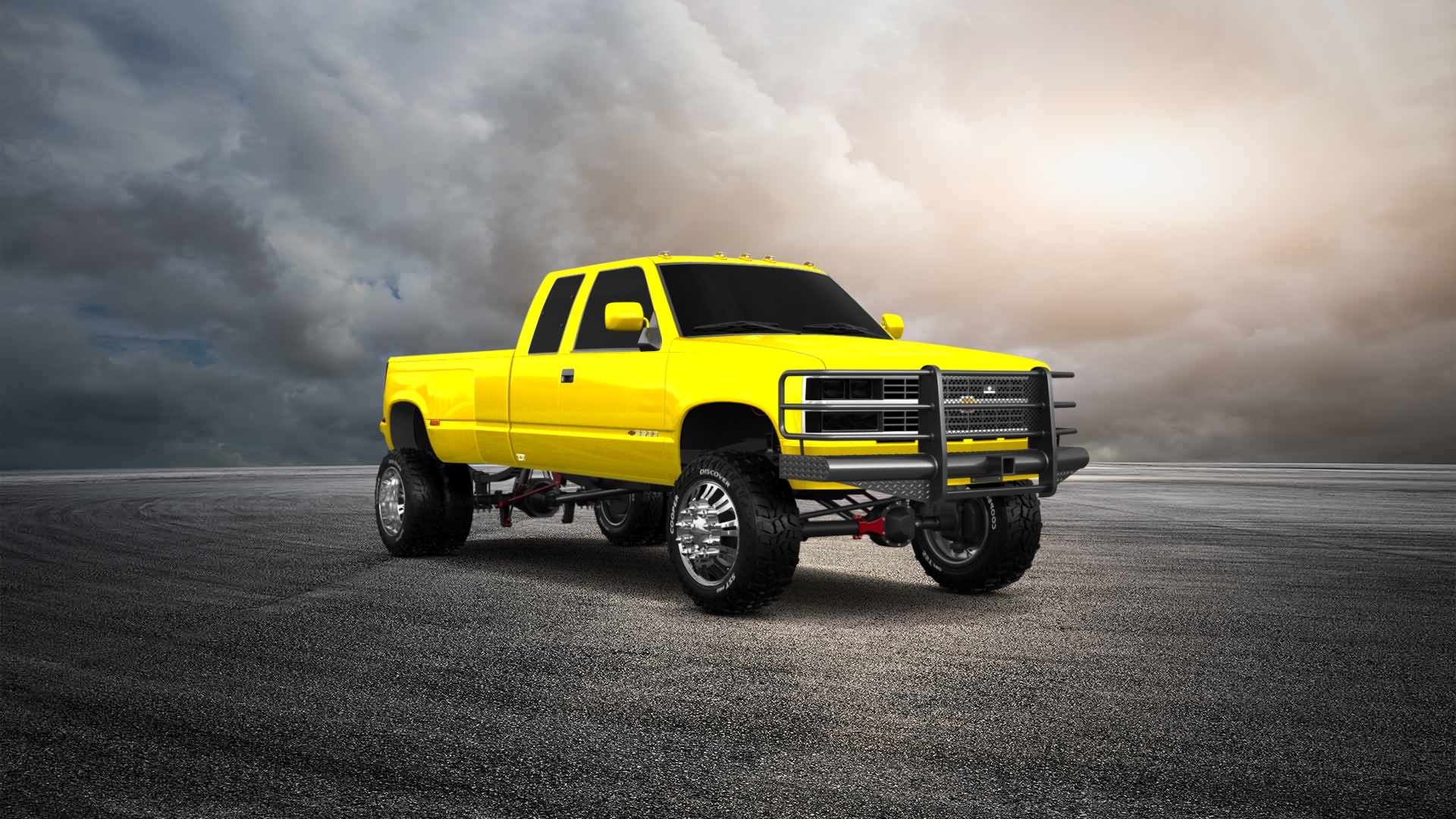 Chevrolet K3500 Extended Cab Pickup Truck 1988