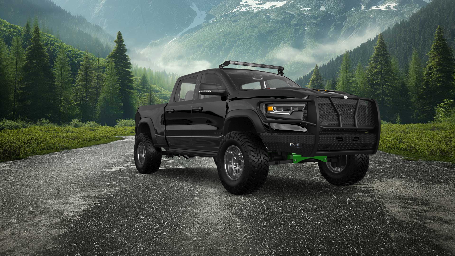 Dodge Ram 1500 TRX 4 Door pickup truck 2021 tuning