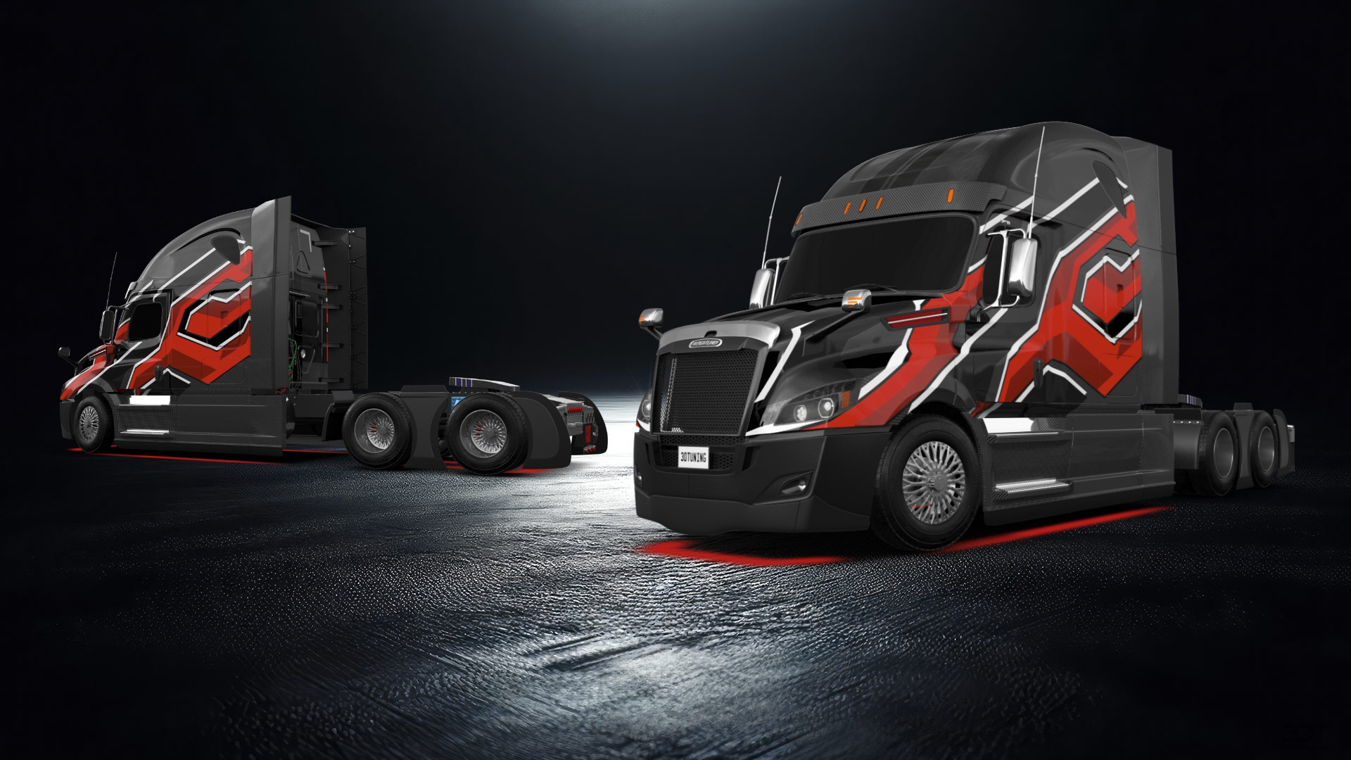 Freightliner Cascadia Sleeper Cab Truck 2018 tuning