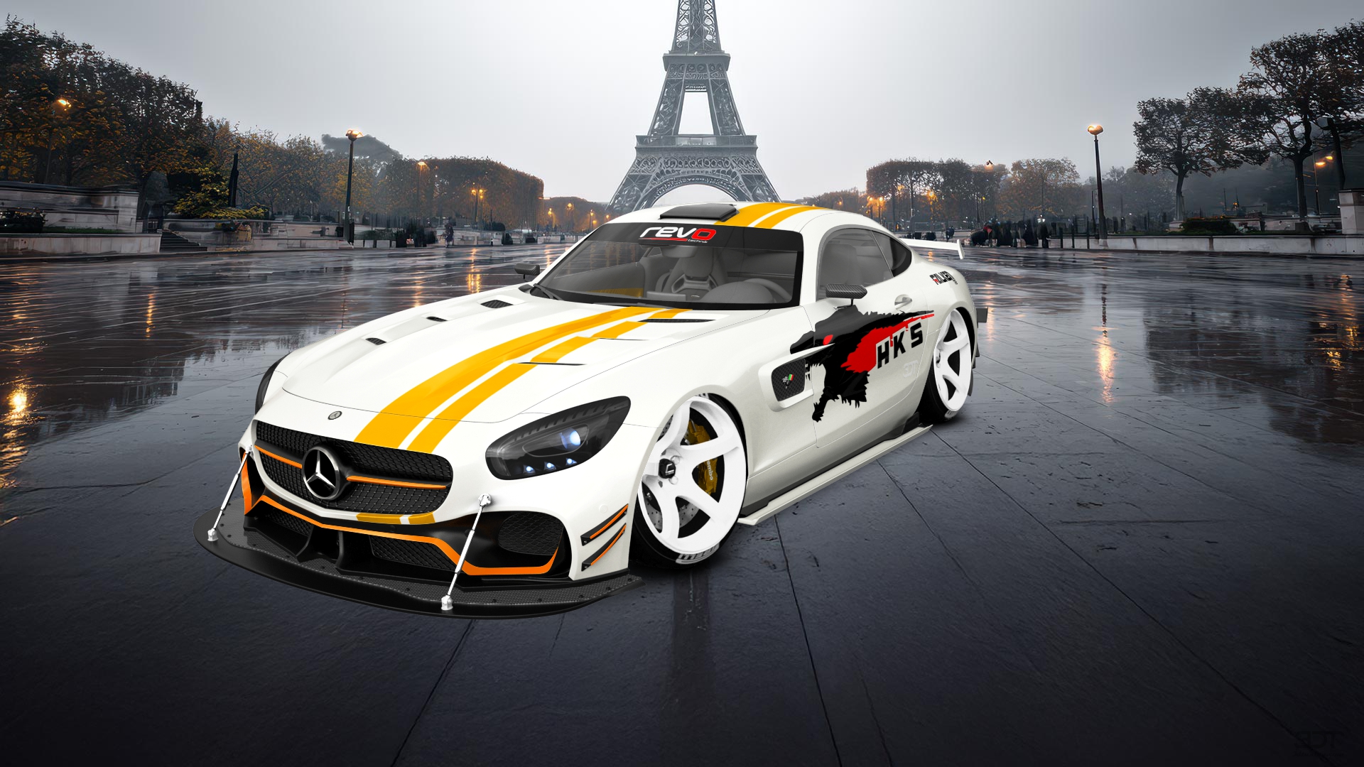 Mercedes AMG GT 2 door fastback coupe 2015 tuning