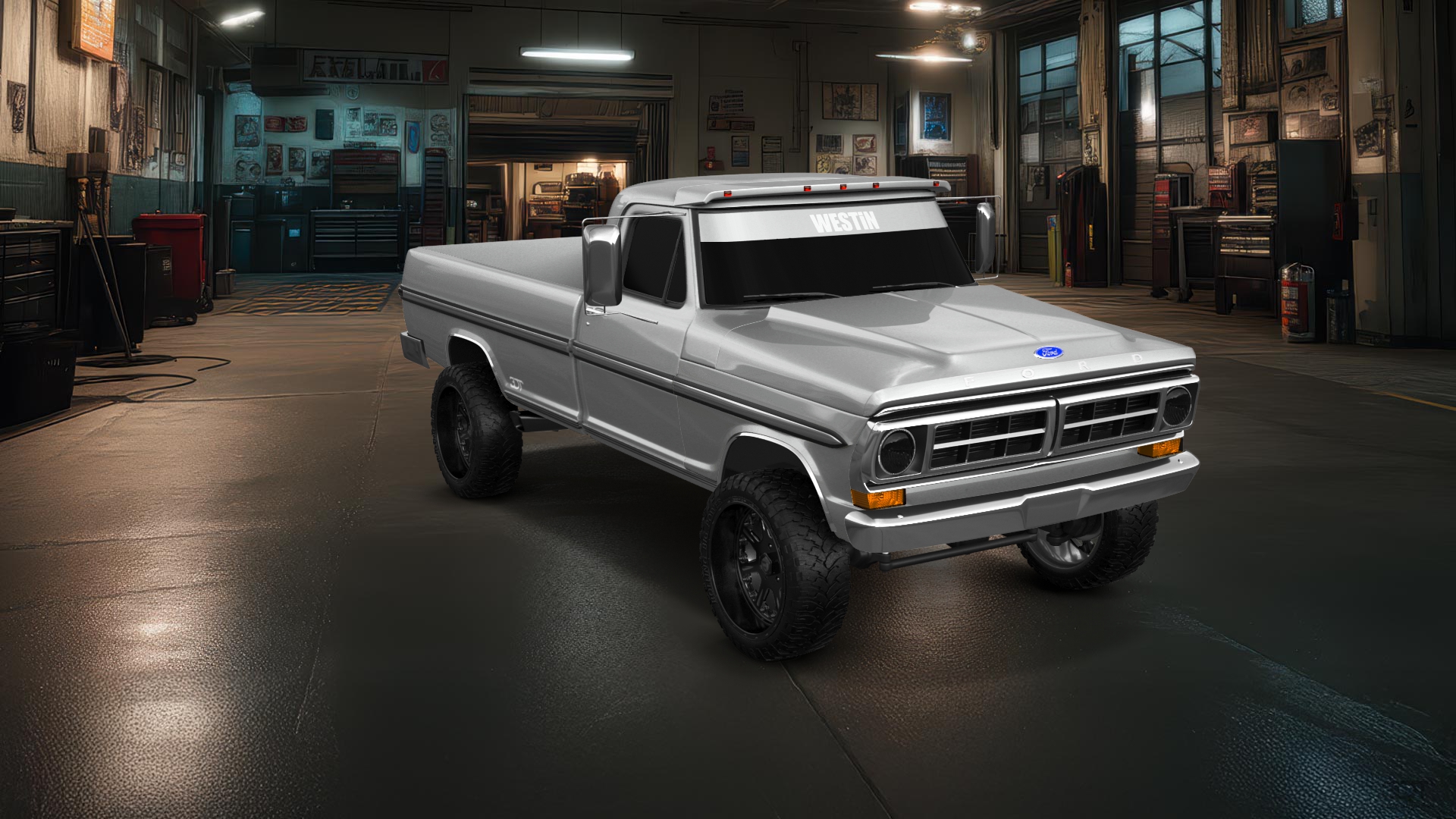 Ford F-250 2 Door pickup truck 1971 tuning