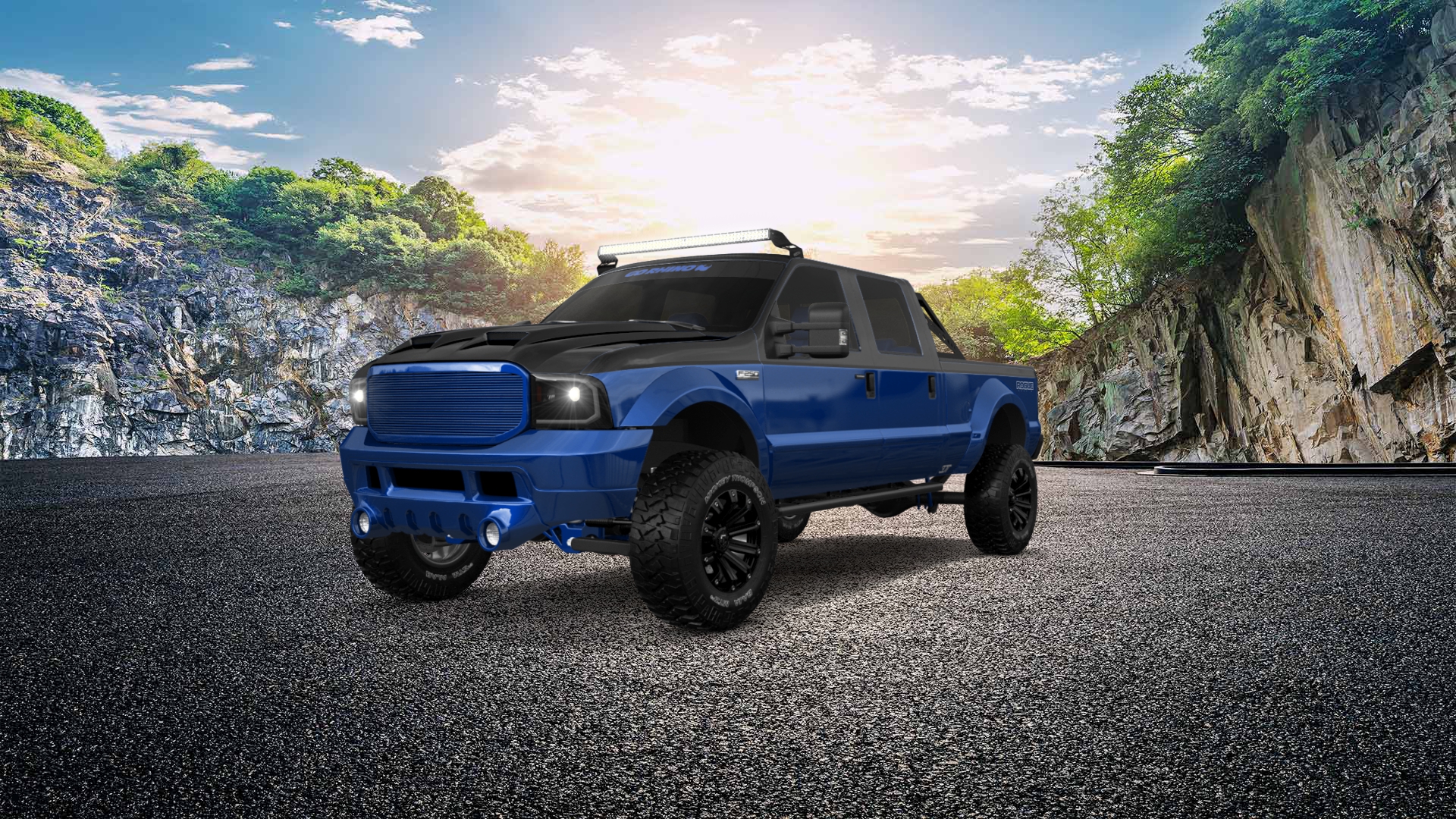 Ford F-250 Crew Cab 4 Door pickup truck 1999 tuning