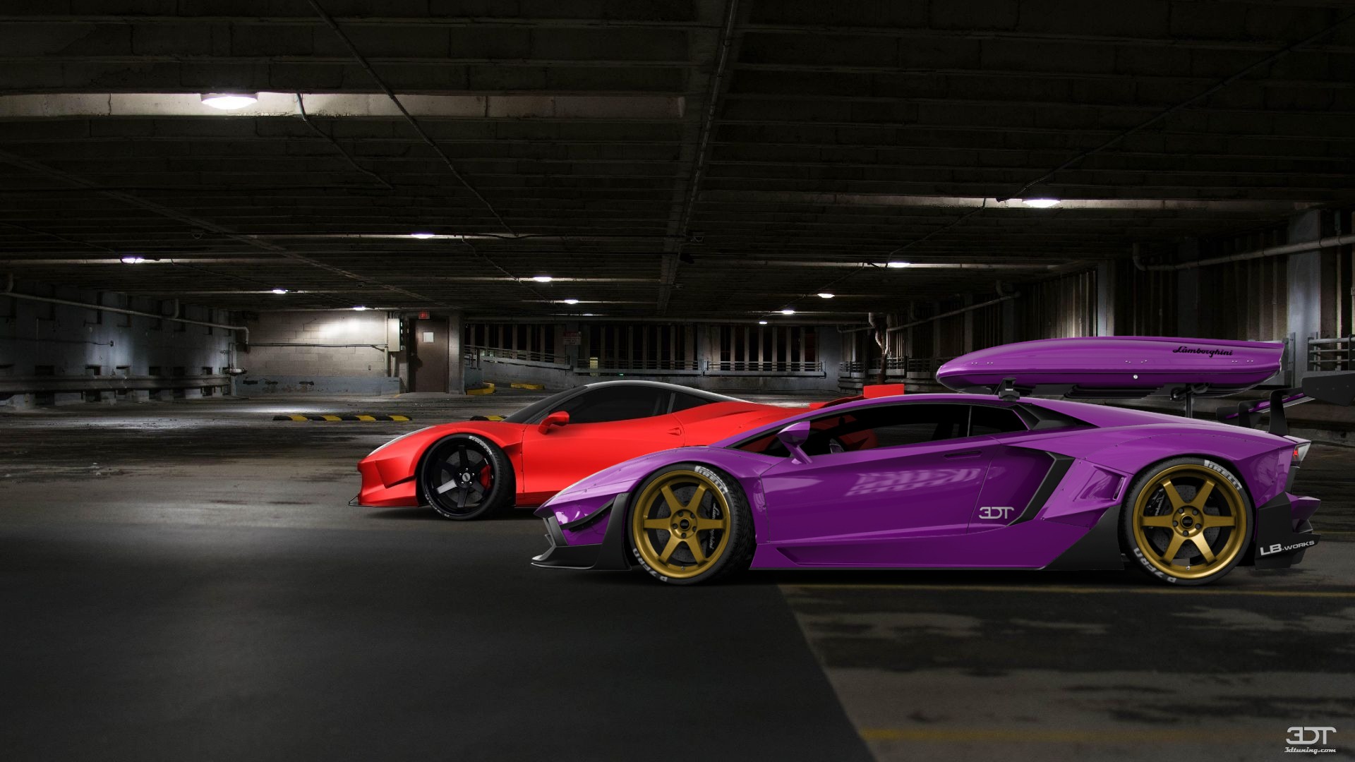 Lamborghini Aventador 2 Door Coupe 2012 tuning
