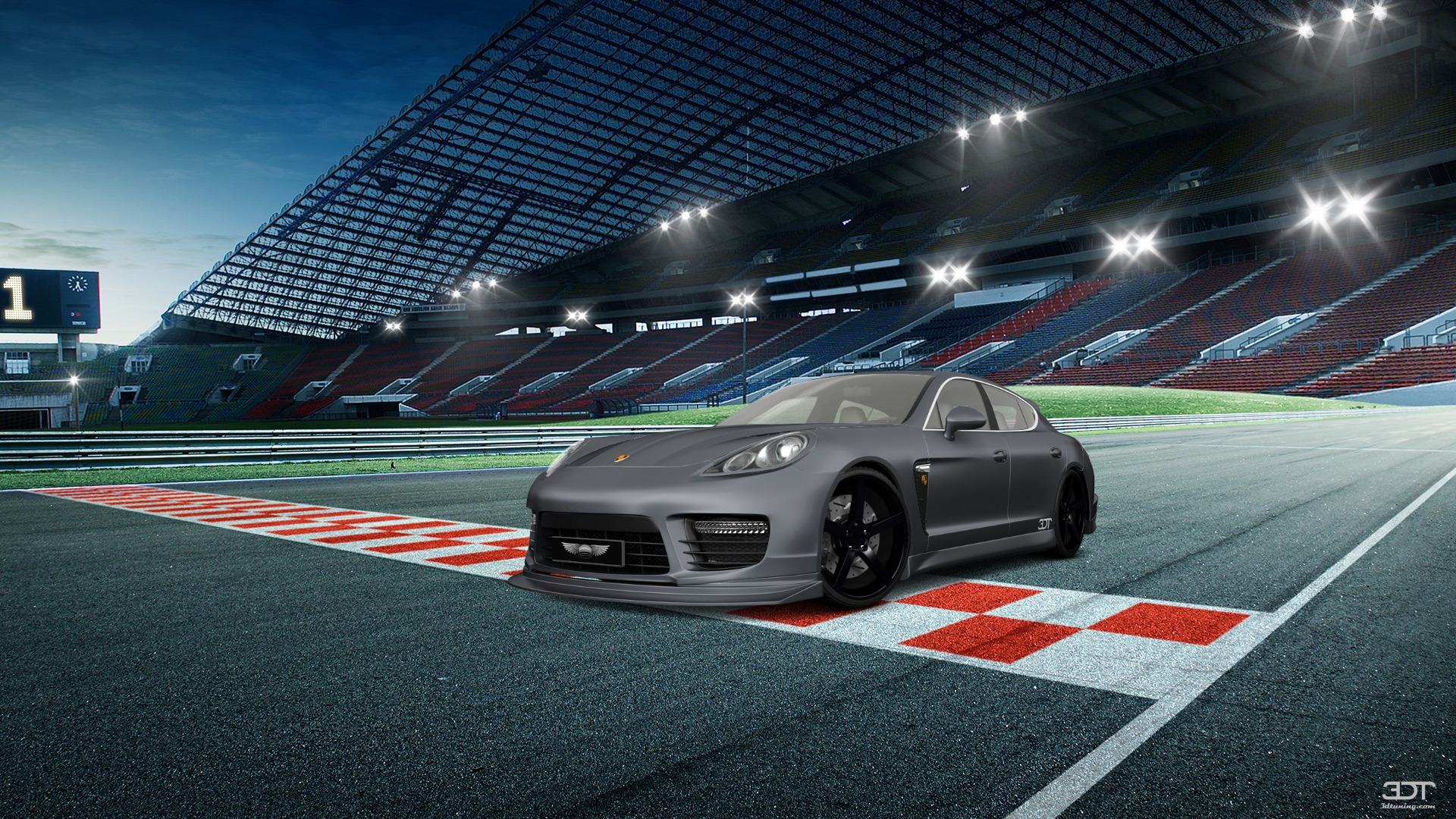 Porsche Panamera 4 door fastback saloon 2011 tuning