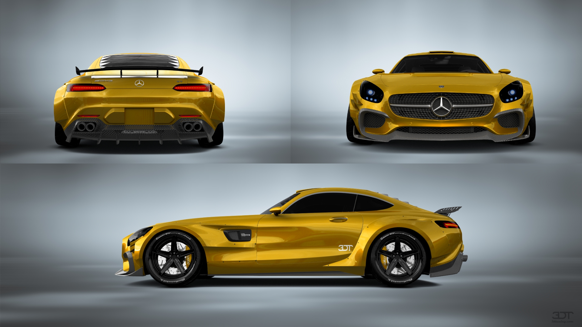 Mercedes AMG GT 2 door fastback coupe 2015 tuning