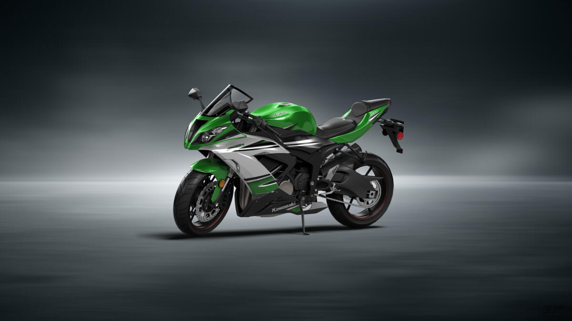 Kawasaki Ninja ZX 6R Sport Bike 2015 tuning