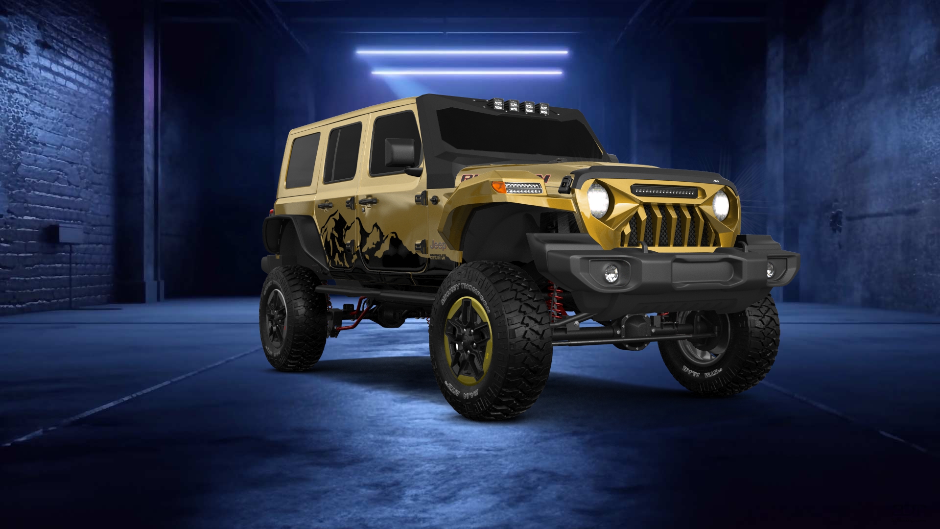 Jeep Wrangler Rubicon JL 4 Door SUV 2017 tuning