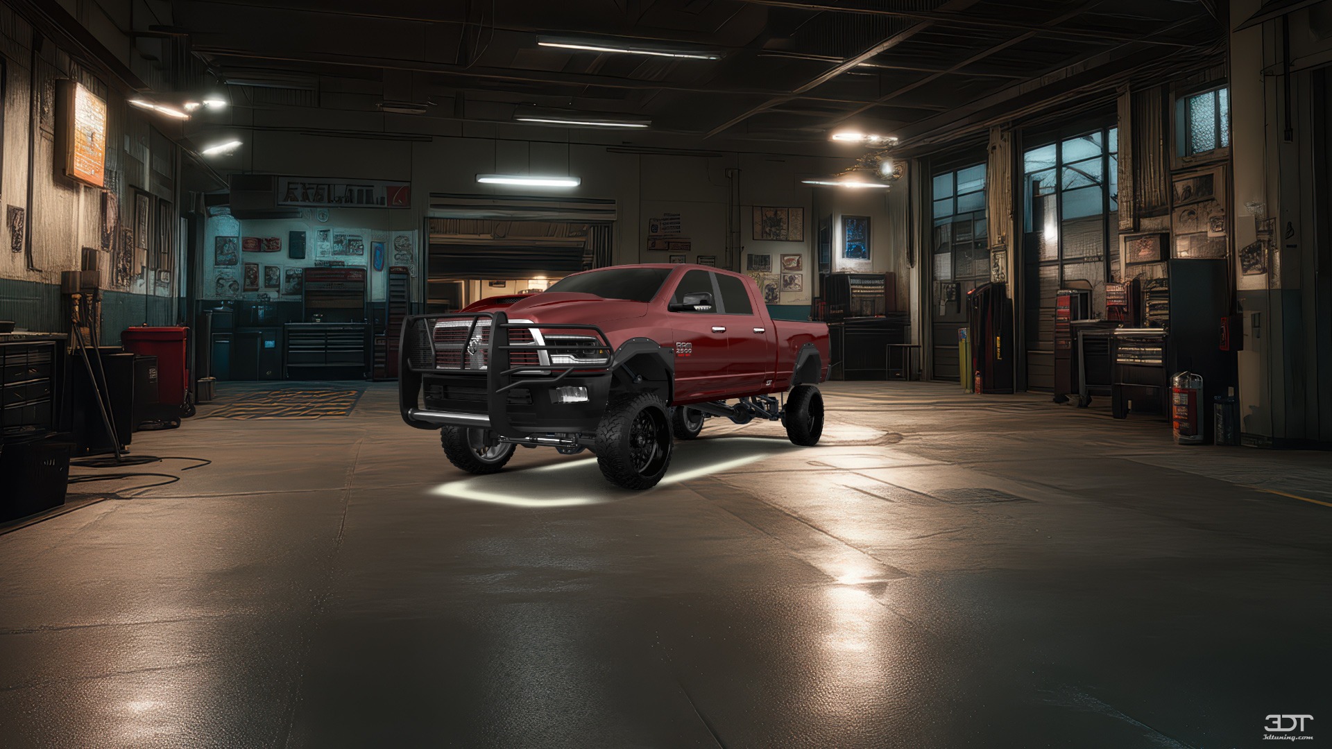 Dodge Ram 2500 Mega Cab 6.4 ft box 4 Door pickup truck 2010 tuning