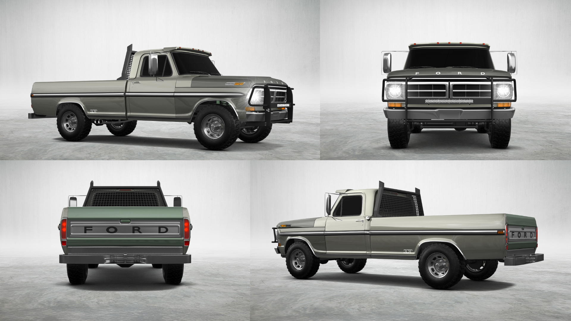 Ford F-250 2 Door pickup truck 1971