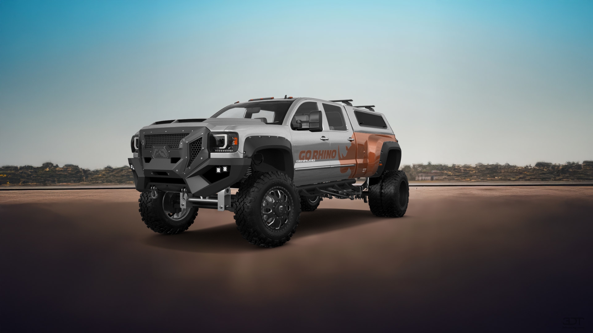 GMC Sierra 3500 HD Crew Cab 4 Door pickup truck 2015 tuning