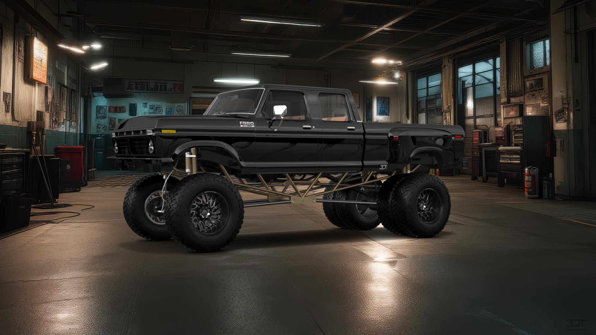 Ford F-350 Dually 4 Door pickup truck 1973 Images