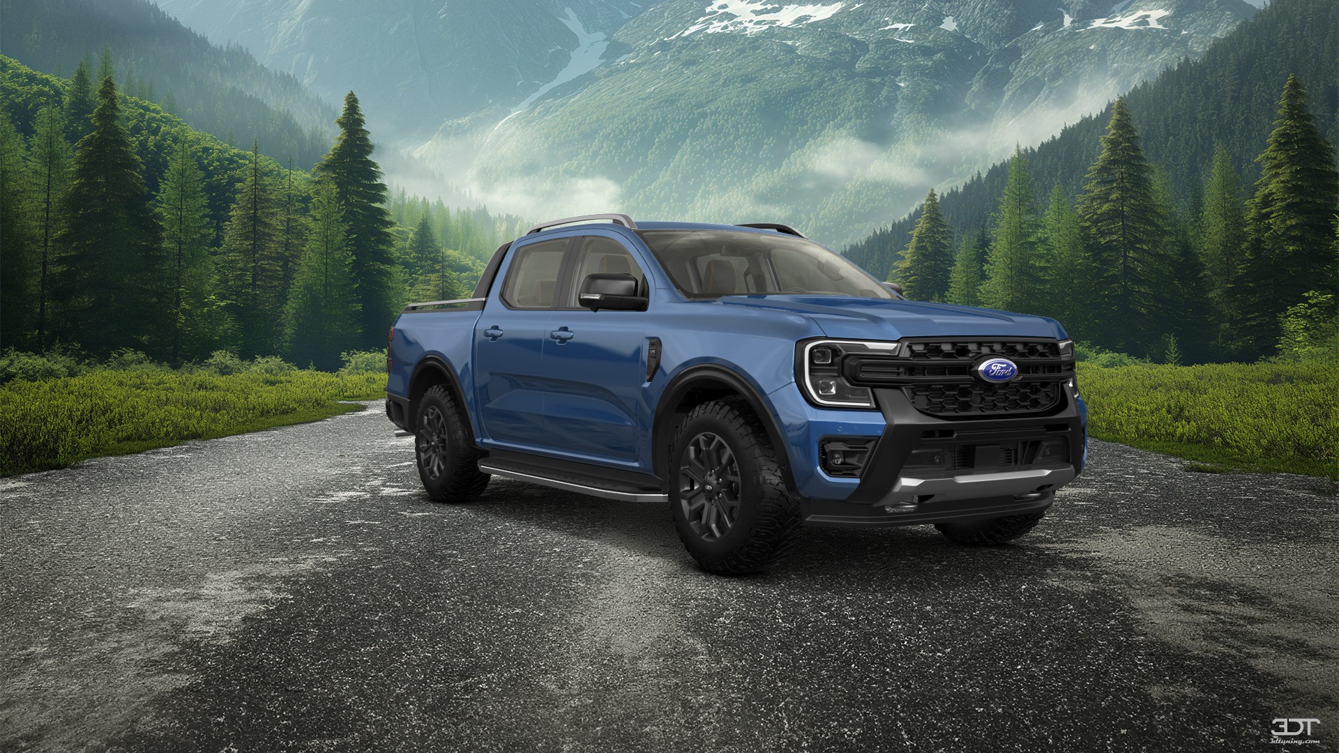 Ford Ranger 4 Door pickup truck 2022 tuning