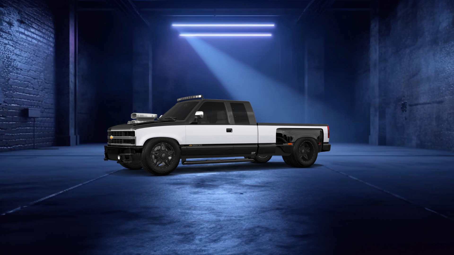 Chevrolet K3500 Extended Cab Pickup Truck 1988