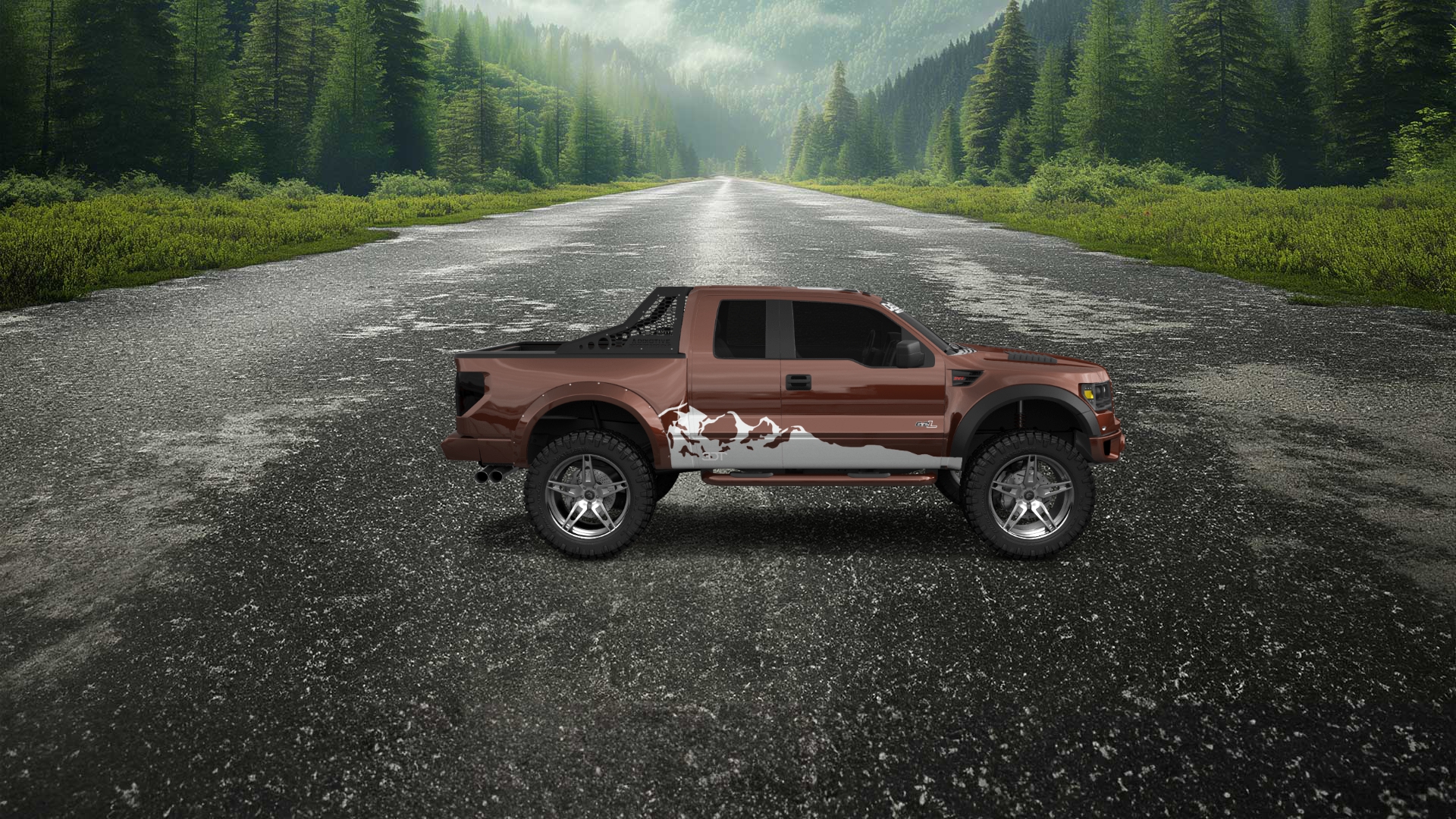 Ford F-150 SVT Raptor 2 Door pickup truck 2010