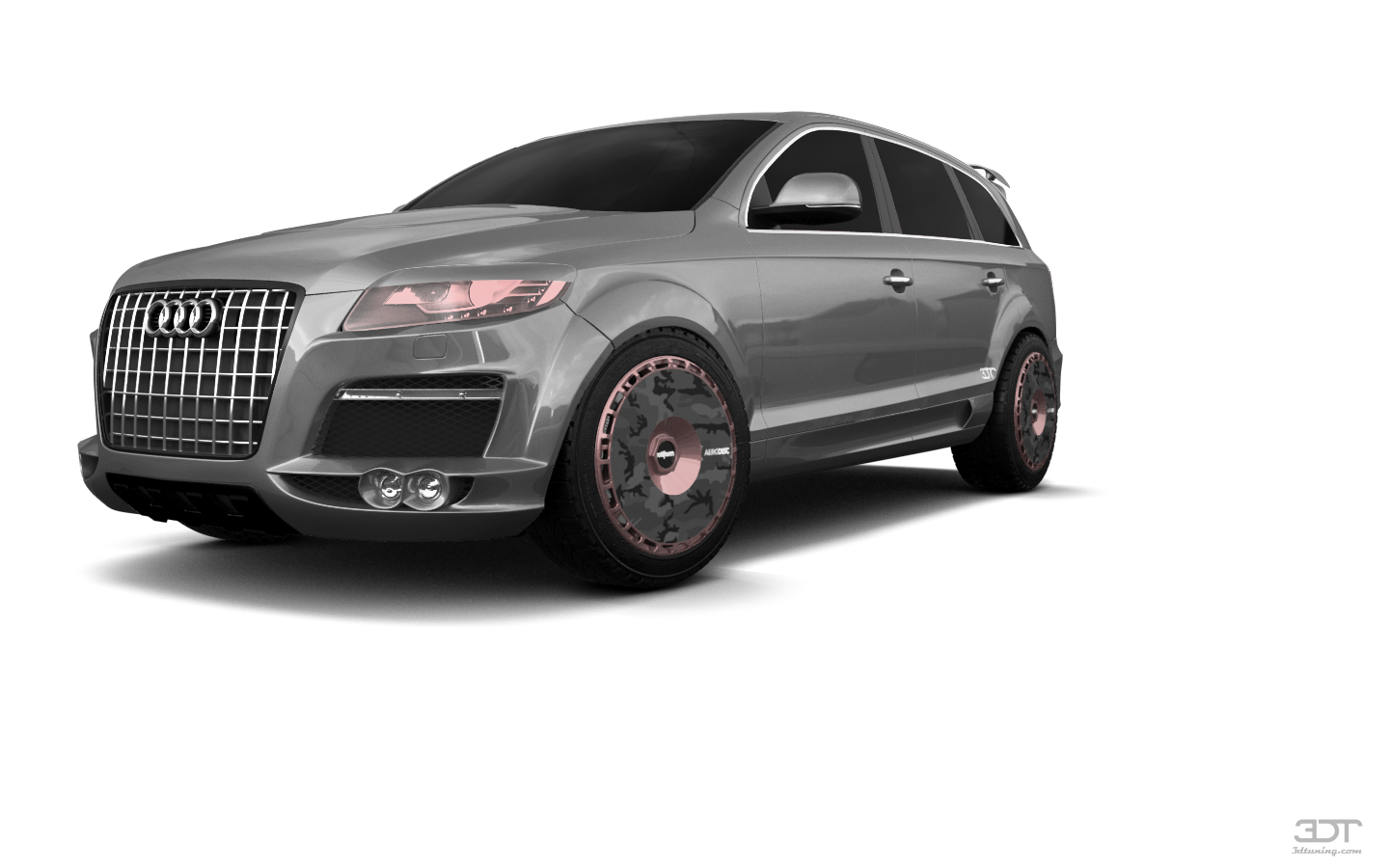 Audi Q7 Hofele 2 Body Kit "Blossomed Swag" w/ Camo Wheels by Rotiform and Offset