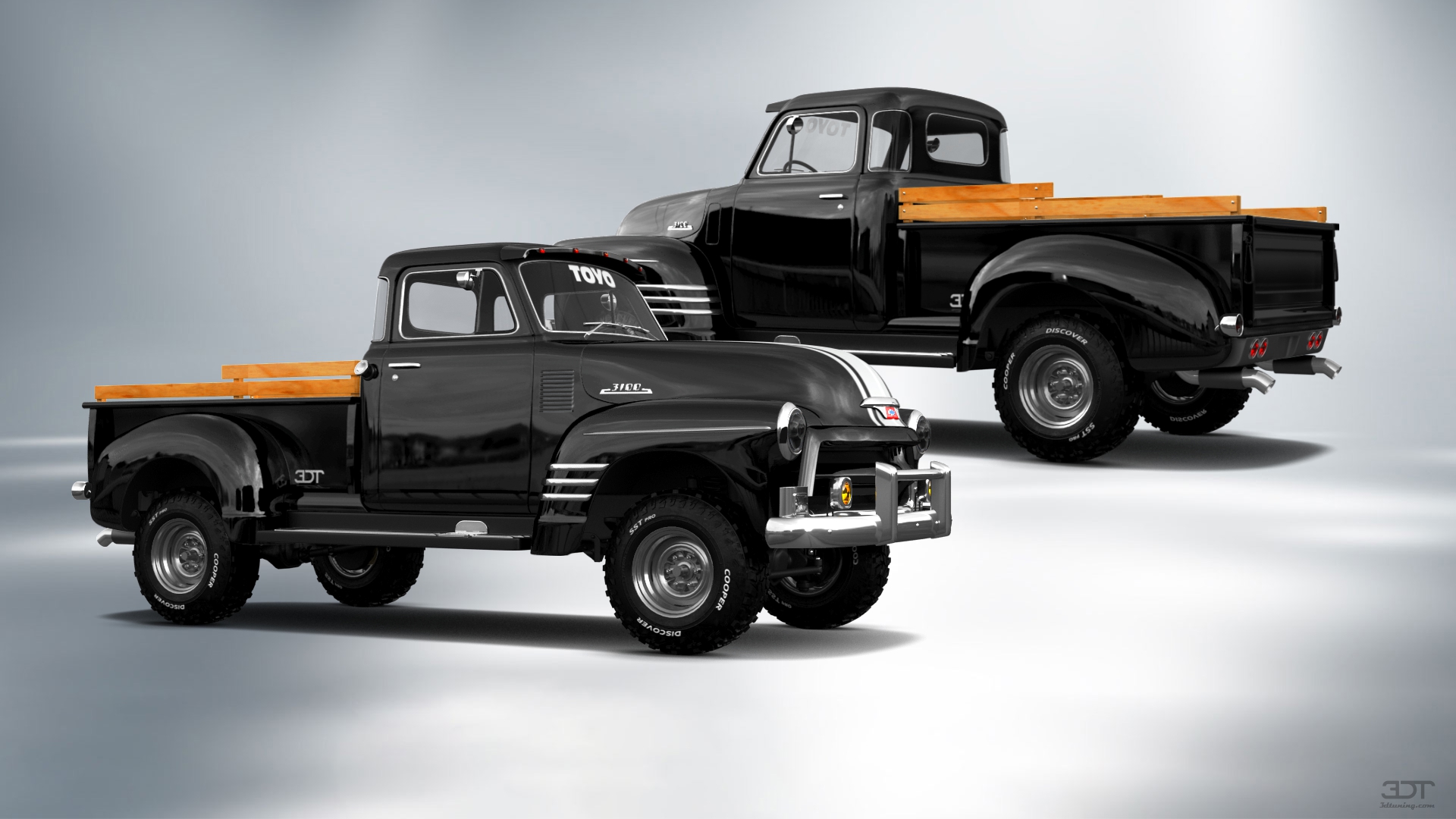 Chevrolet 3100 2 Door pickup truck 1954 tuning