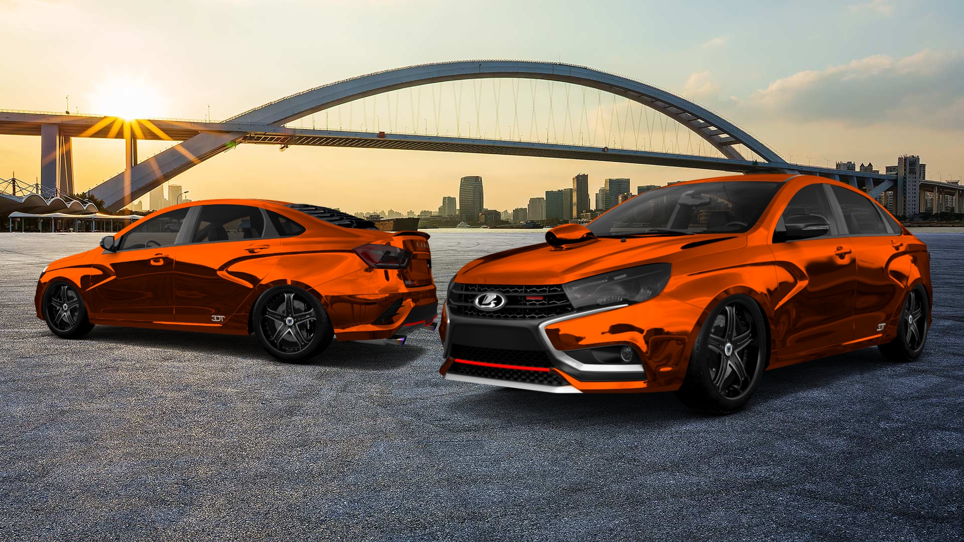 Lada Vesta 4 Door Saloon 2016 tuning