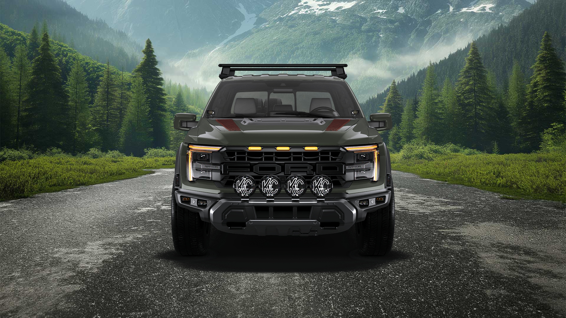 Ford F-150 Raptor 4 Door pickup truck 2024 tuning