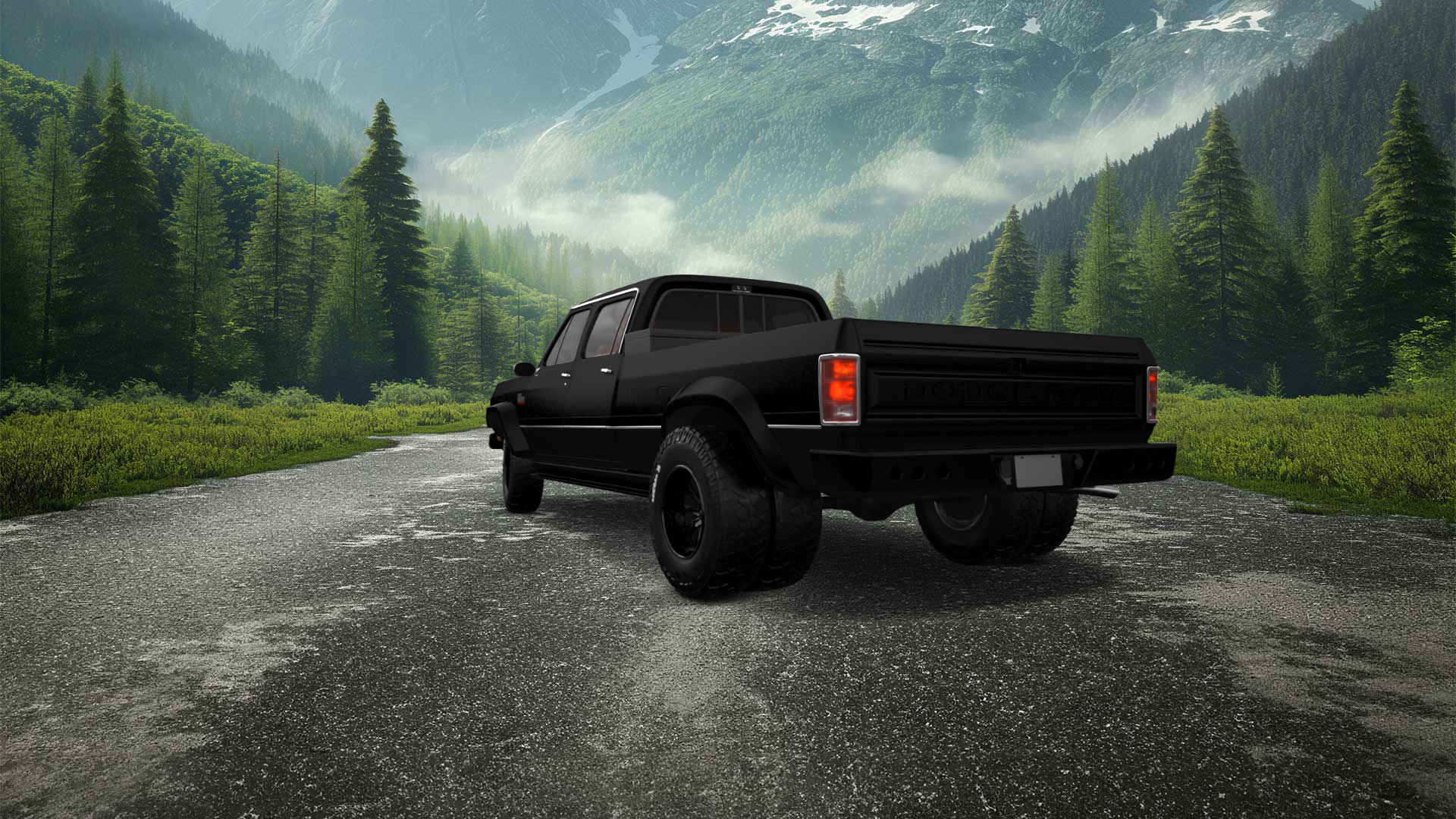 Dodge Ram 350 4 Door pickup truck 1991
