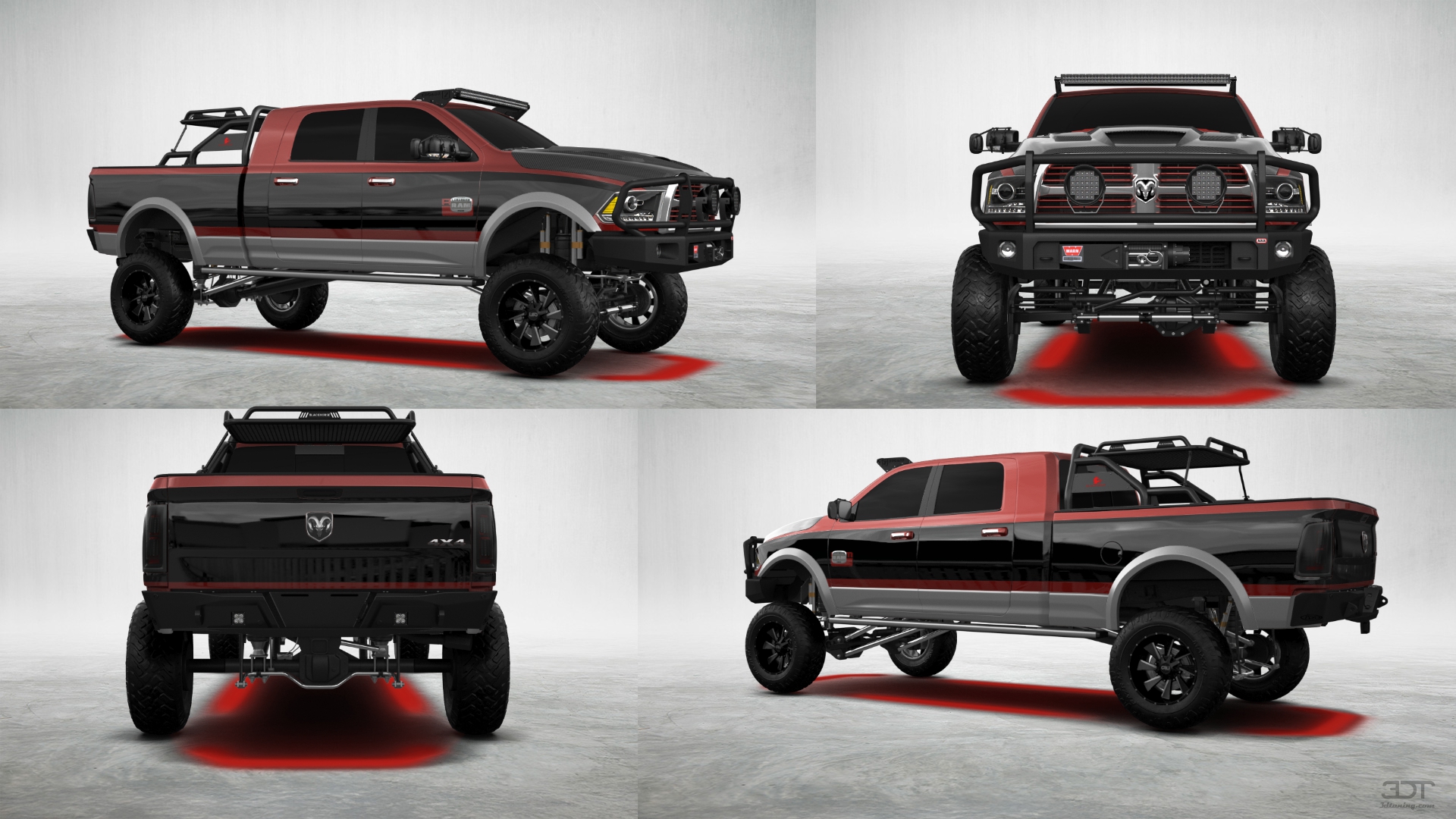 Dodge Ram 2500 Mega Cab 6.4 ft box 4 Door pickup truck 2010 tuning