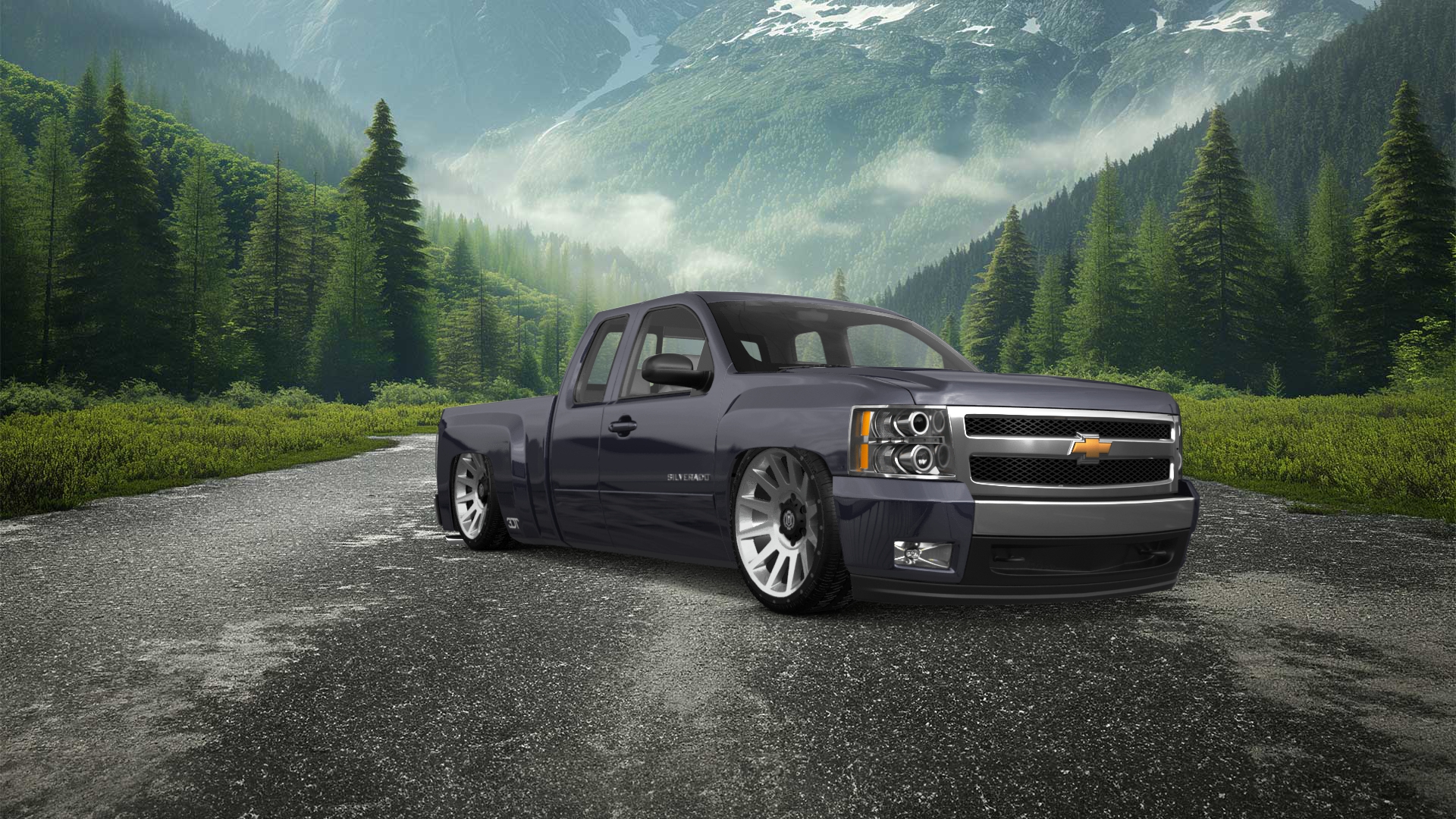 Chevrolet Silverado 1500 6.6 ft box Pickup Truck 2008 tuning