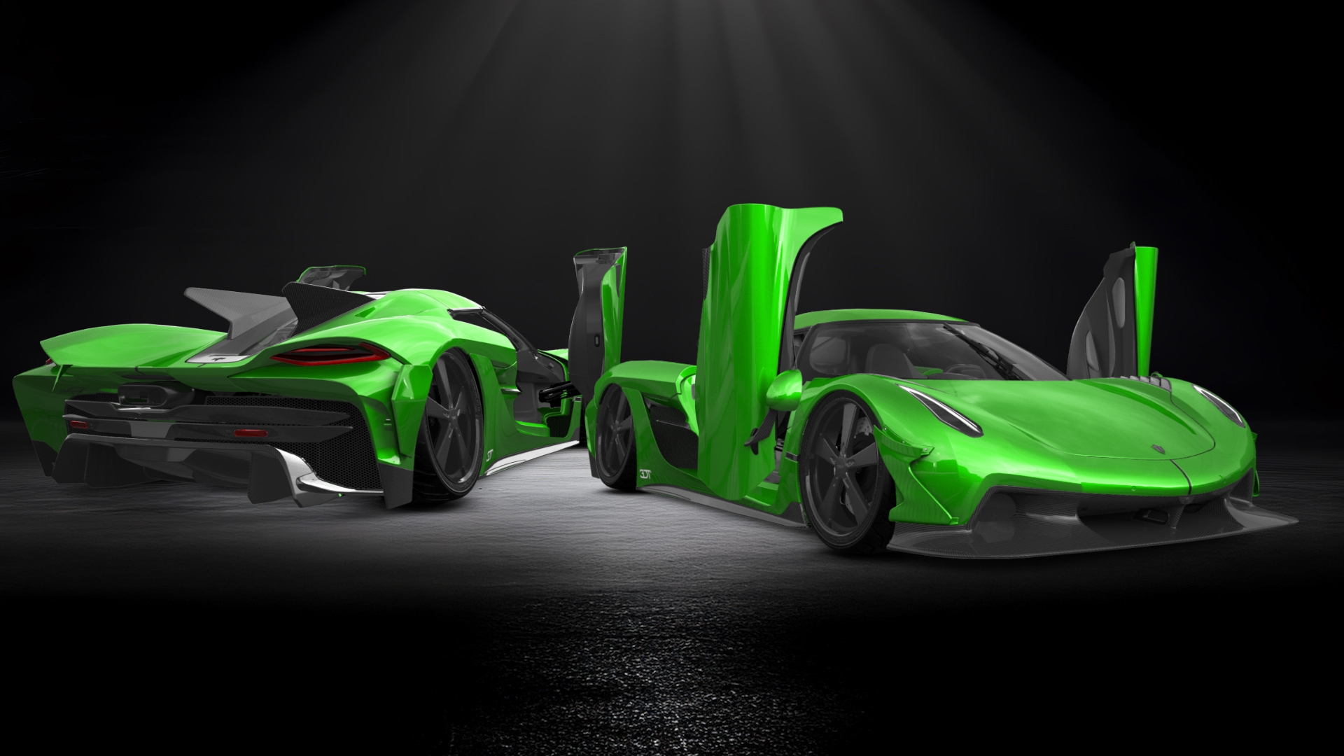 Koenigsegg Jesko 2 door targa top 2020 tuning