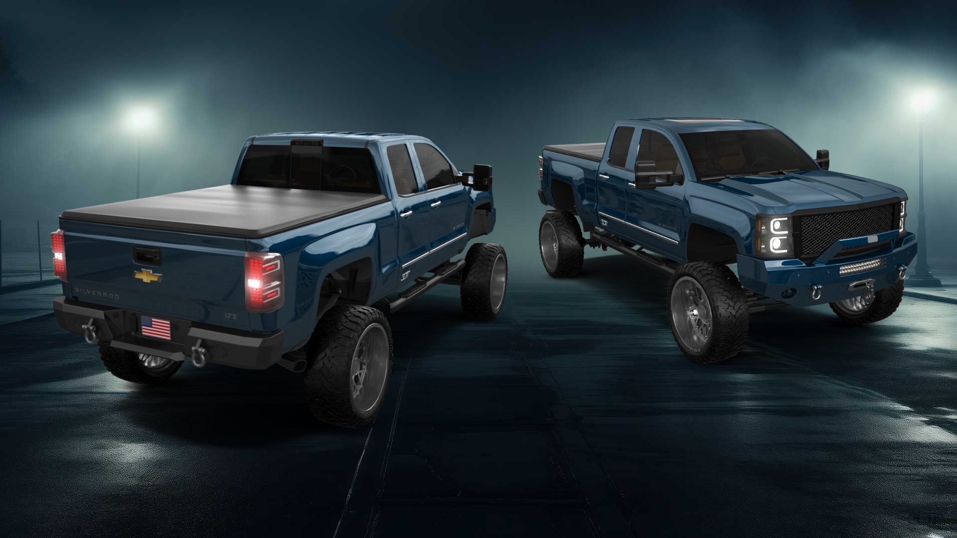 Chevrolet Silverado 1500 6.5 ft box 4 Door pickup truck 2014 tuning