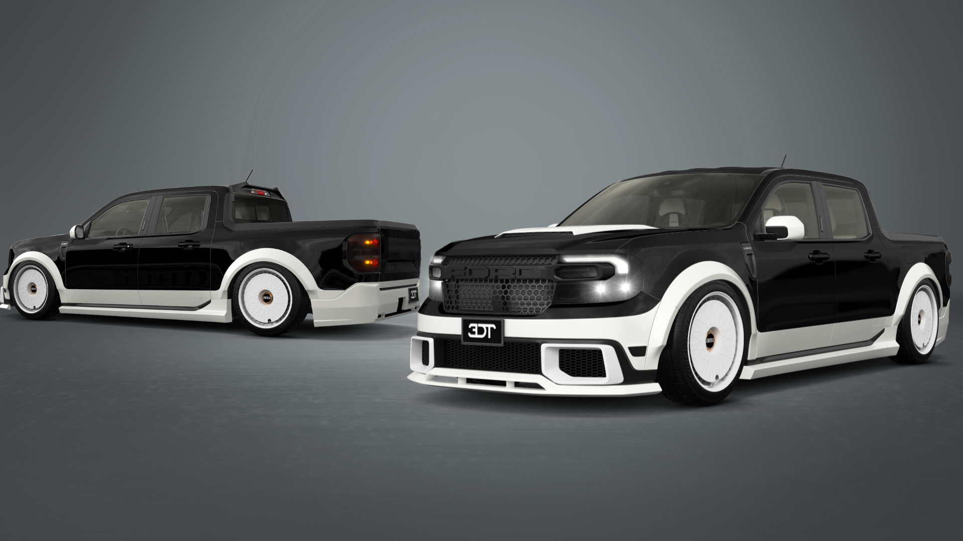 Ford Maverick 4 Door pickup truck 2022 tuning