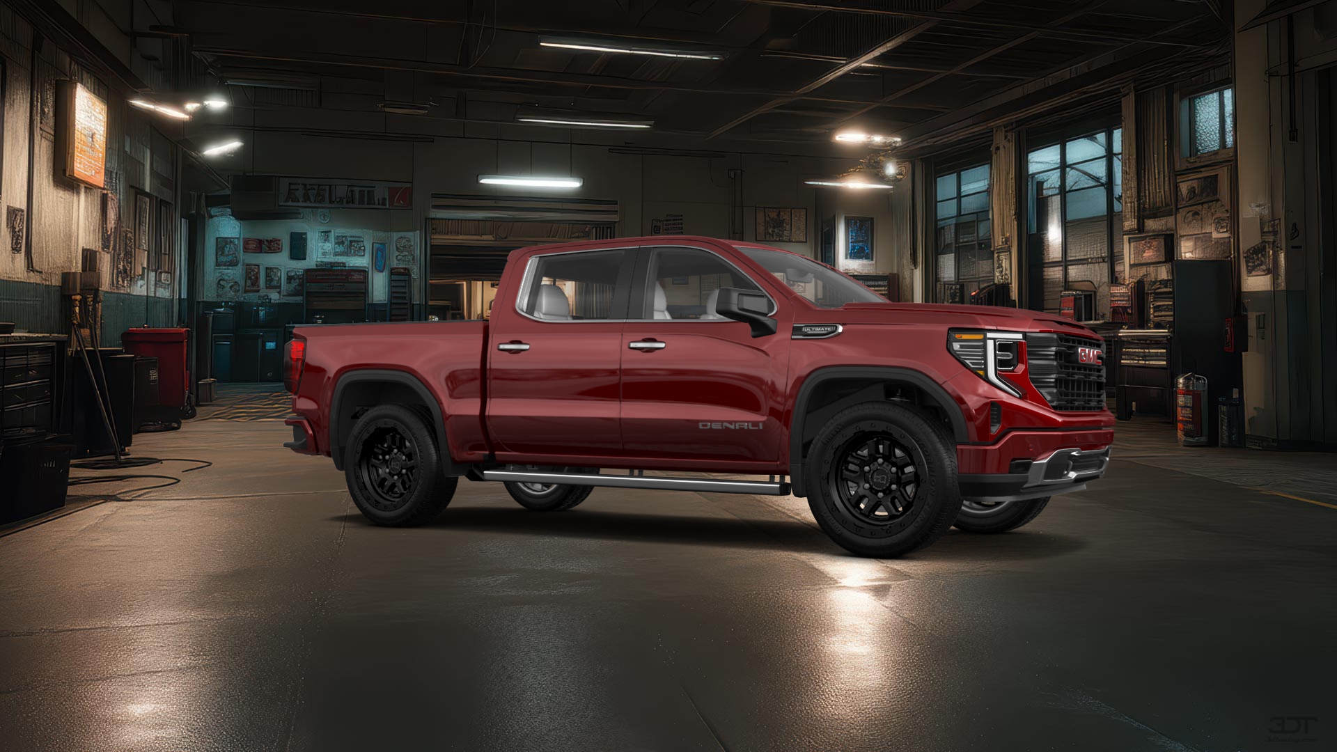 GMC Sierra 1500 Crew Cab 5.8 ft box 4 Door pickup truck 2023 tuning