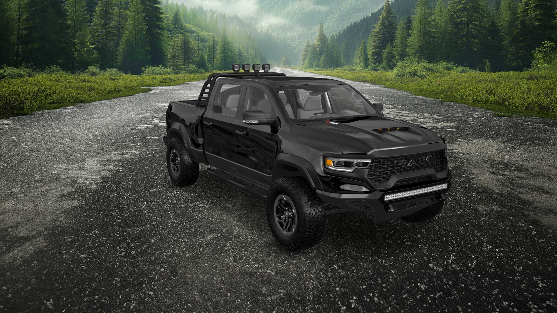 Dodge Ram 1500 TRX 4 Door pickup truck 2021