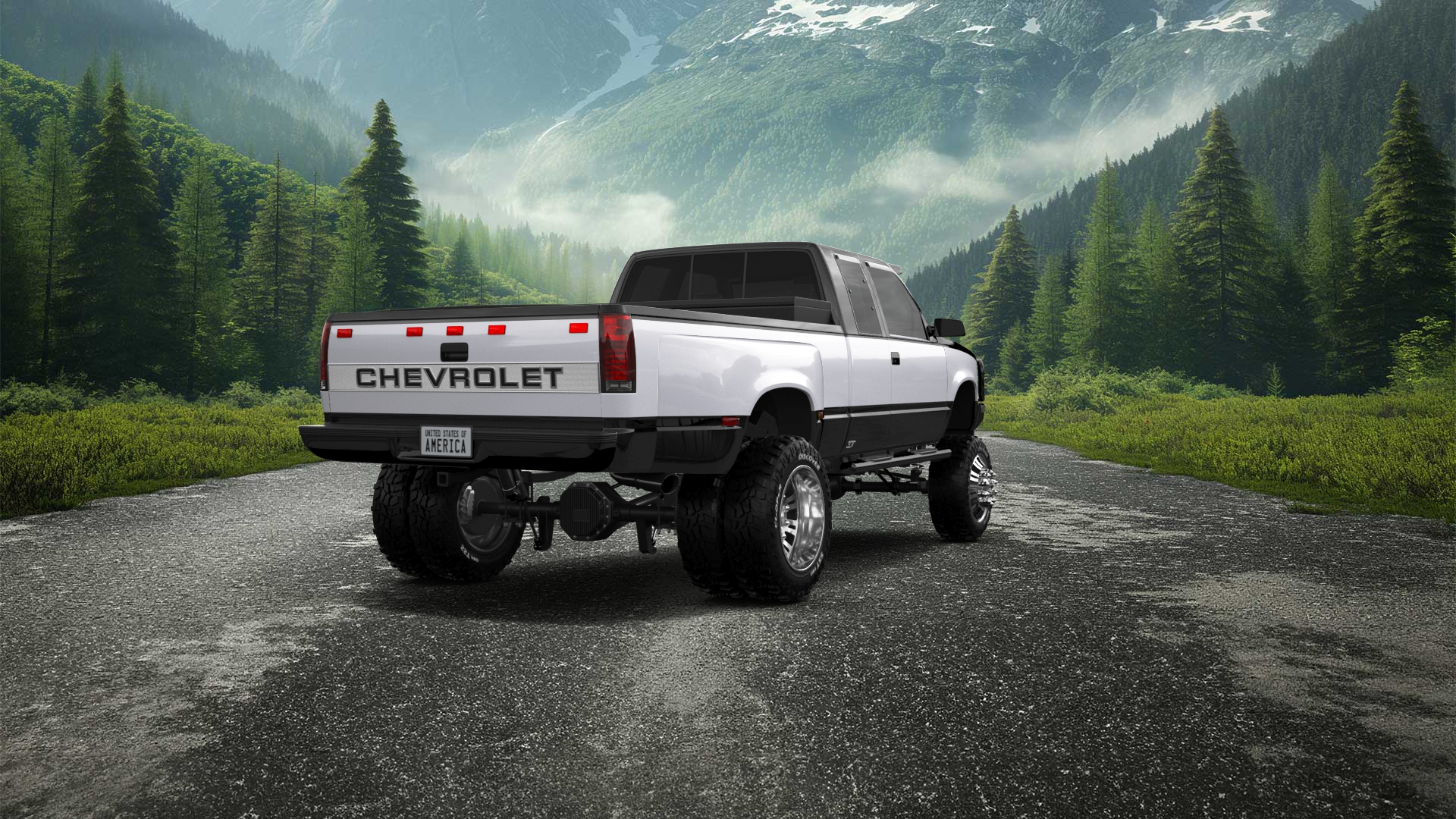 Chevrolet K3500 Extended Cab Pickup Truck 1988 tuning