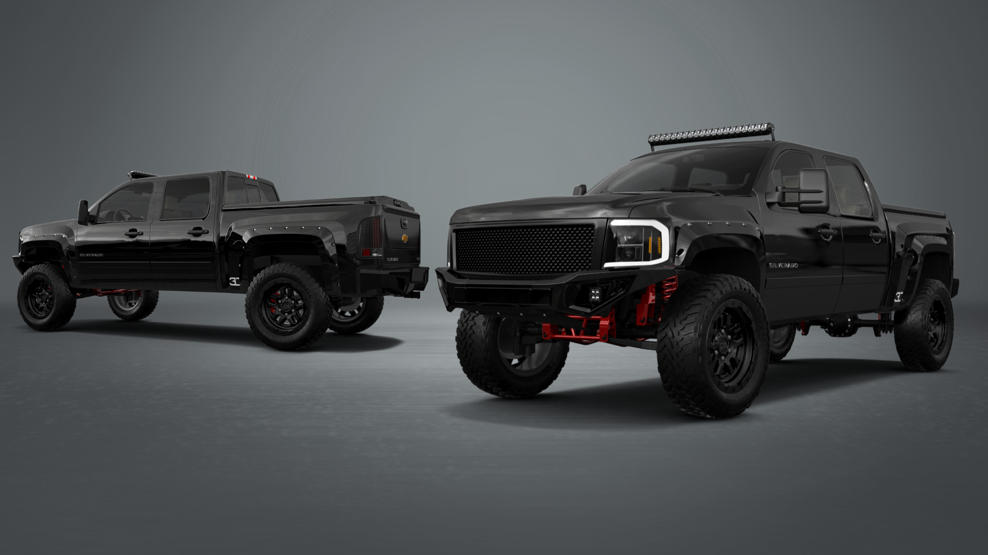 Chevrolet Silverado 1500 Crew Cab 4 Door pickup truck 2007 tuning