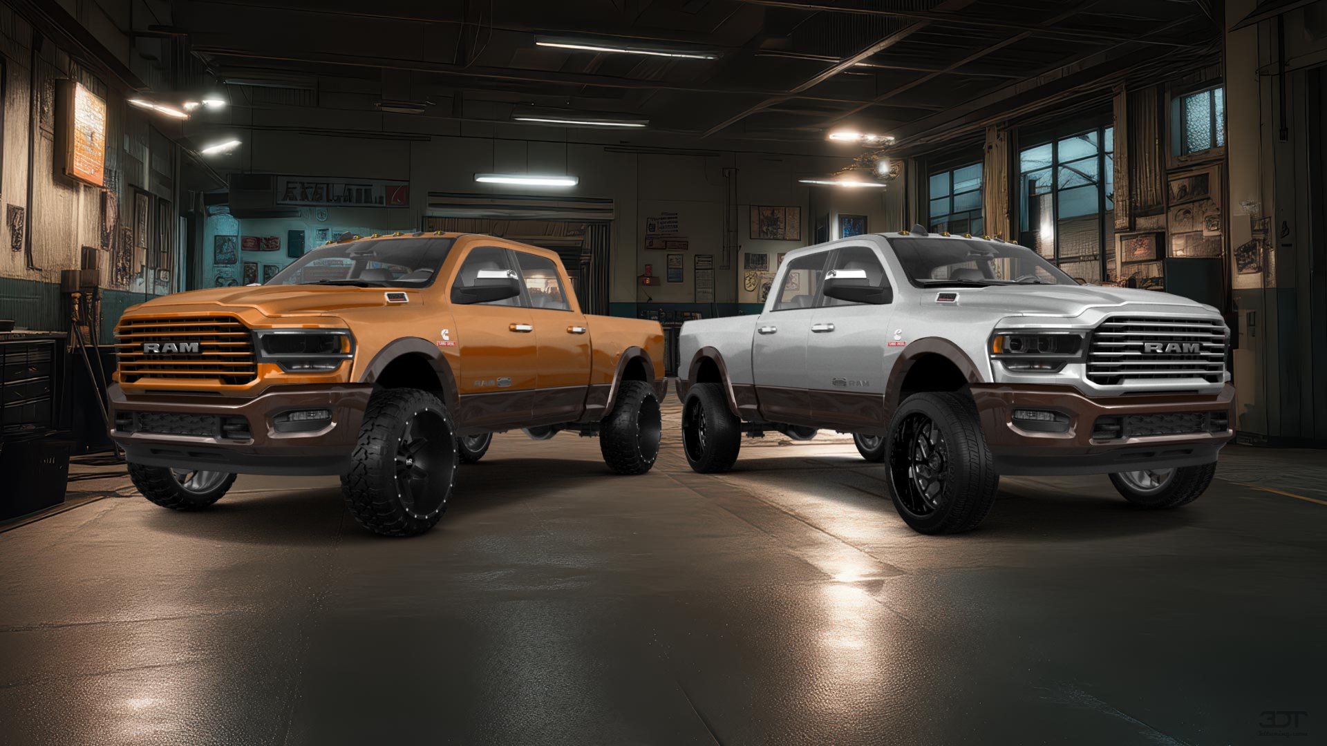 Dodge Ram 2500 4 Door pickup truck 2020 tuning