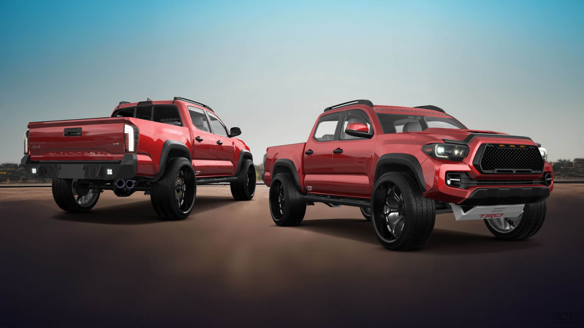 Toyota Tacoma 4 Door pickup truck 2018 tuning