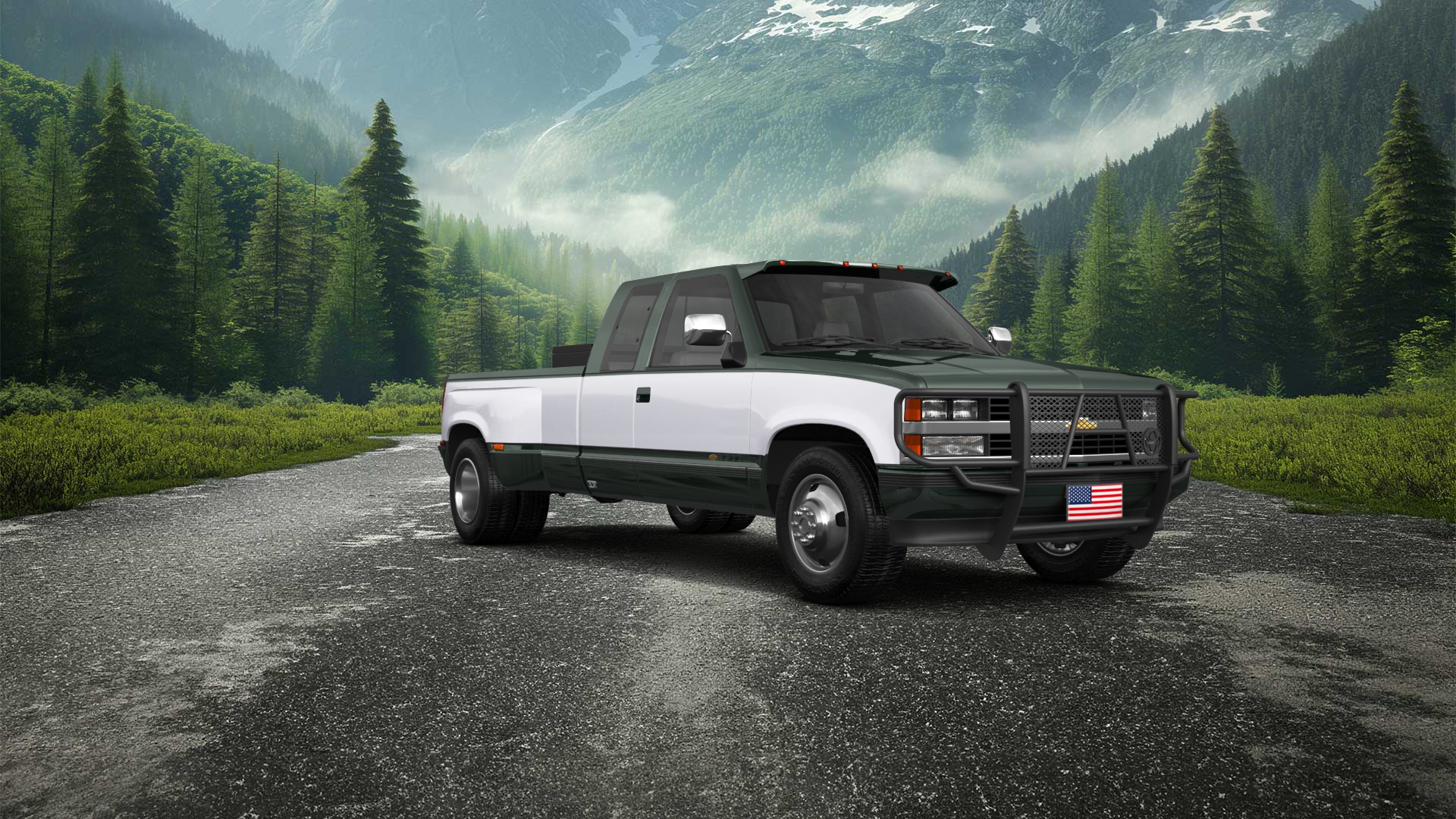 Chevrolet K3500 Extended Cab Pickup Truck 1988