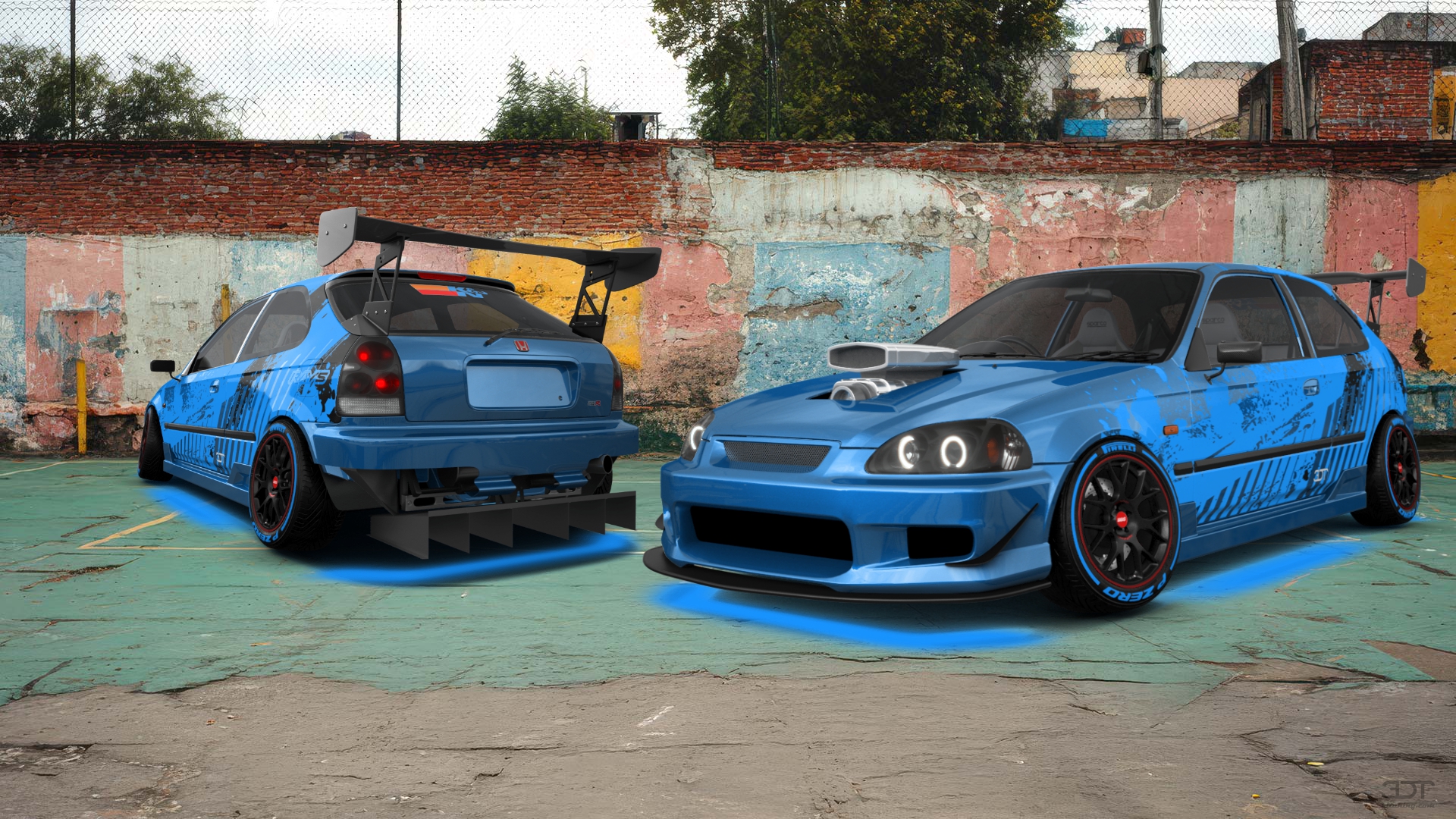 Honda Civic 3 Door Hatchback 1997 tuning