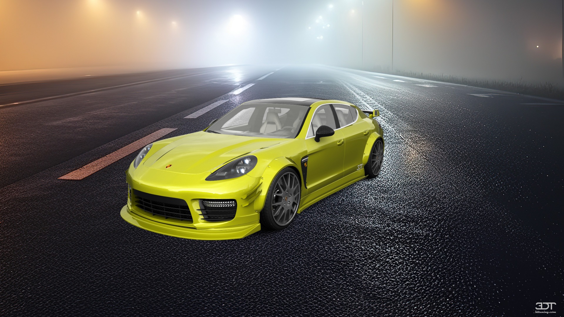 Porsche Panamera 4 door fastback saloon 2011
