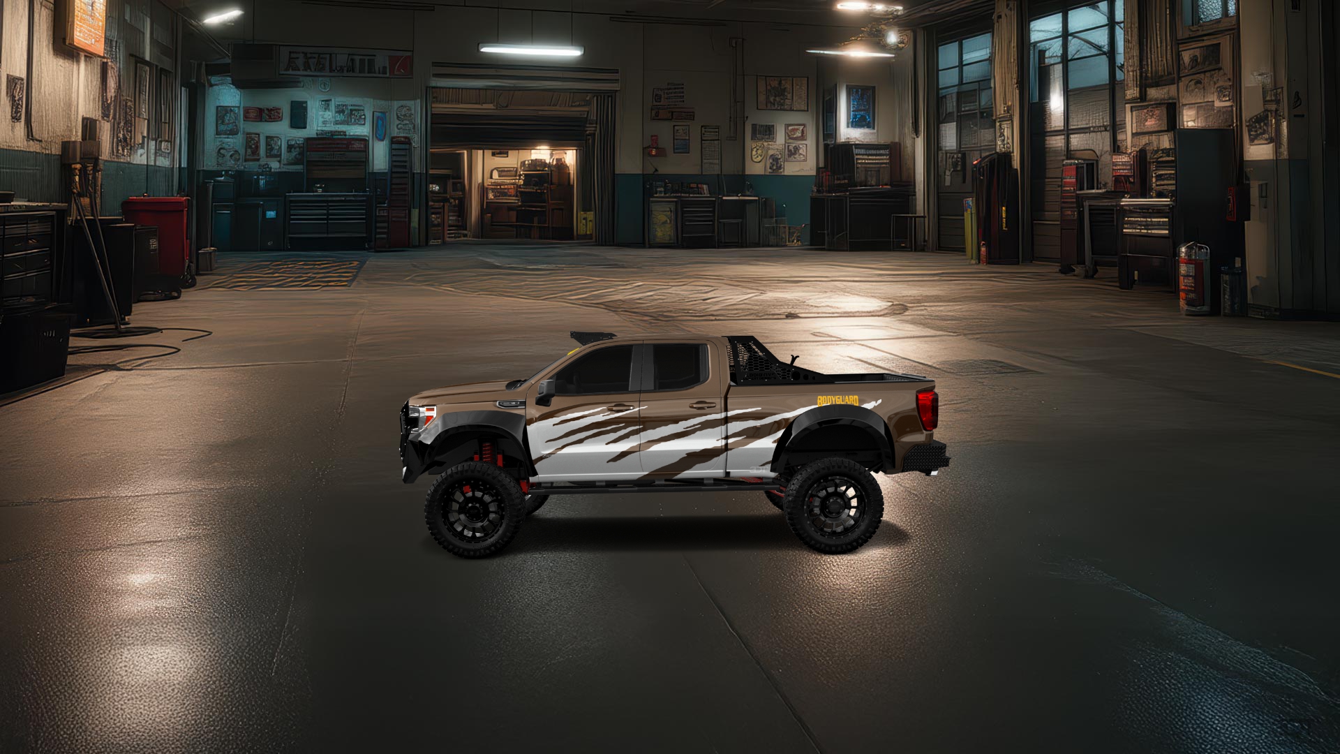 GMC Sierra 1500 4 Door pickup truck 2019 tuning