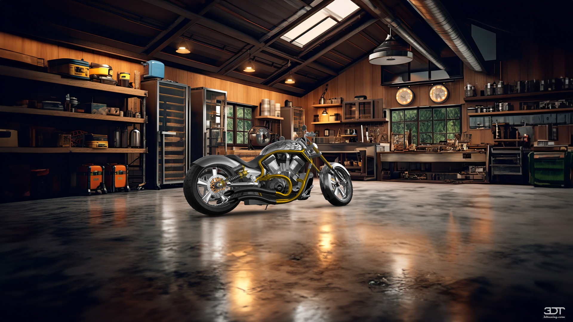 Harley-Davidson Custom Chopper Cruiser 2011 tuning