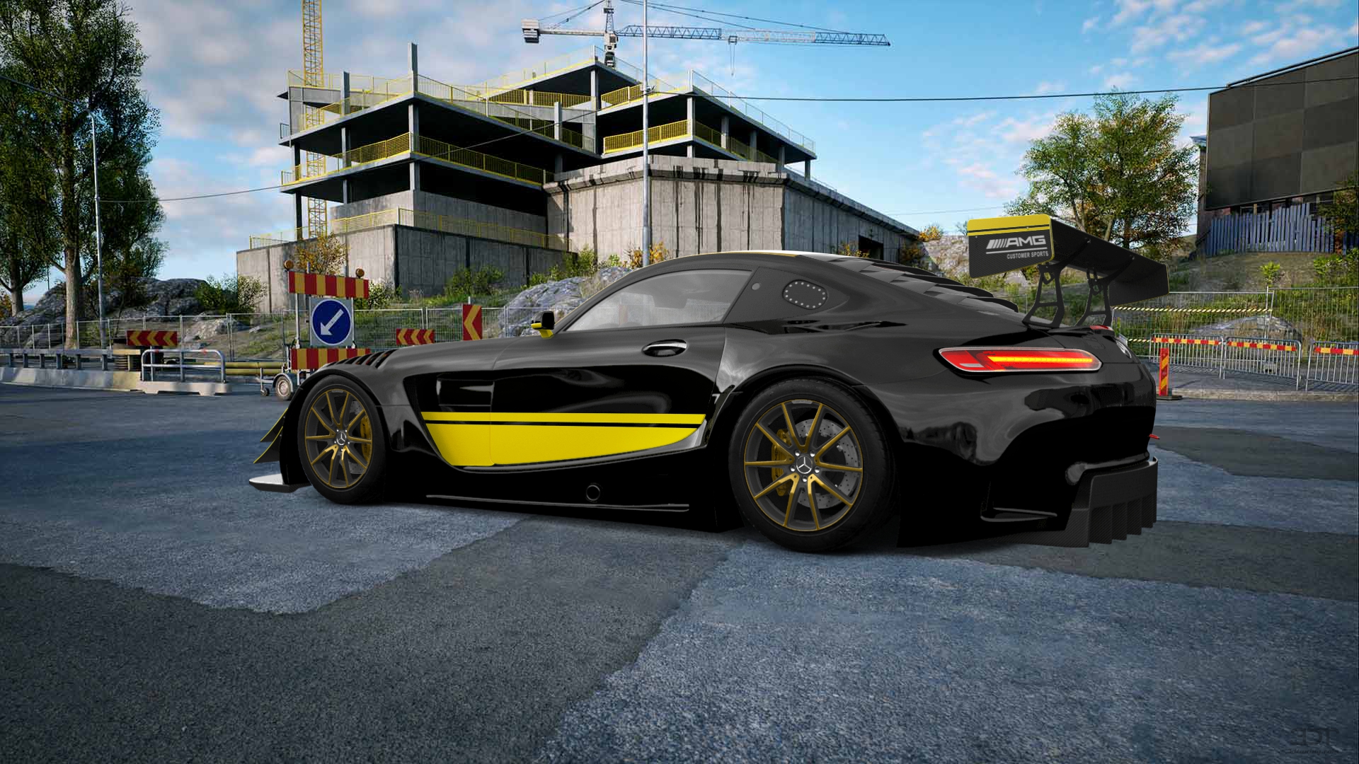Mercedes AMG GT 2 door fastback coupe 2015 tuning