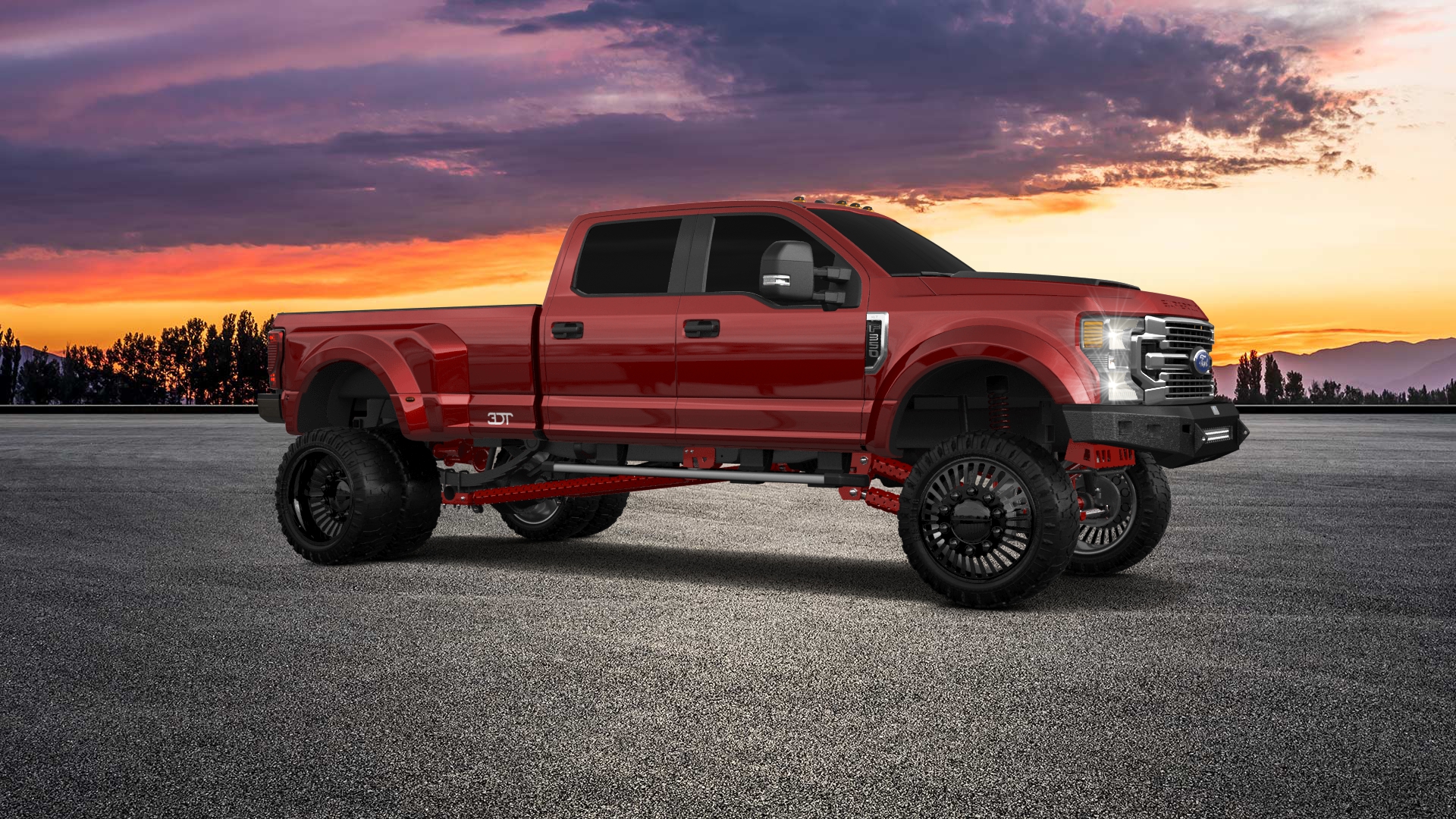 Ford F-350 DRW 4 Door pickup truck 2021 tuning