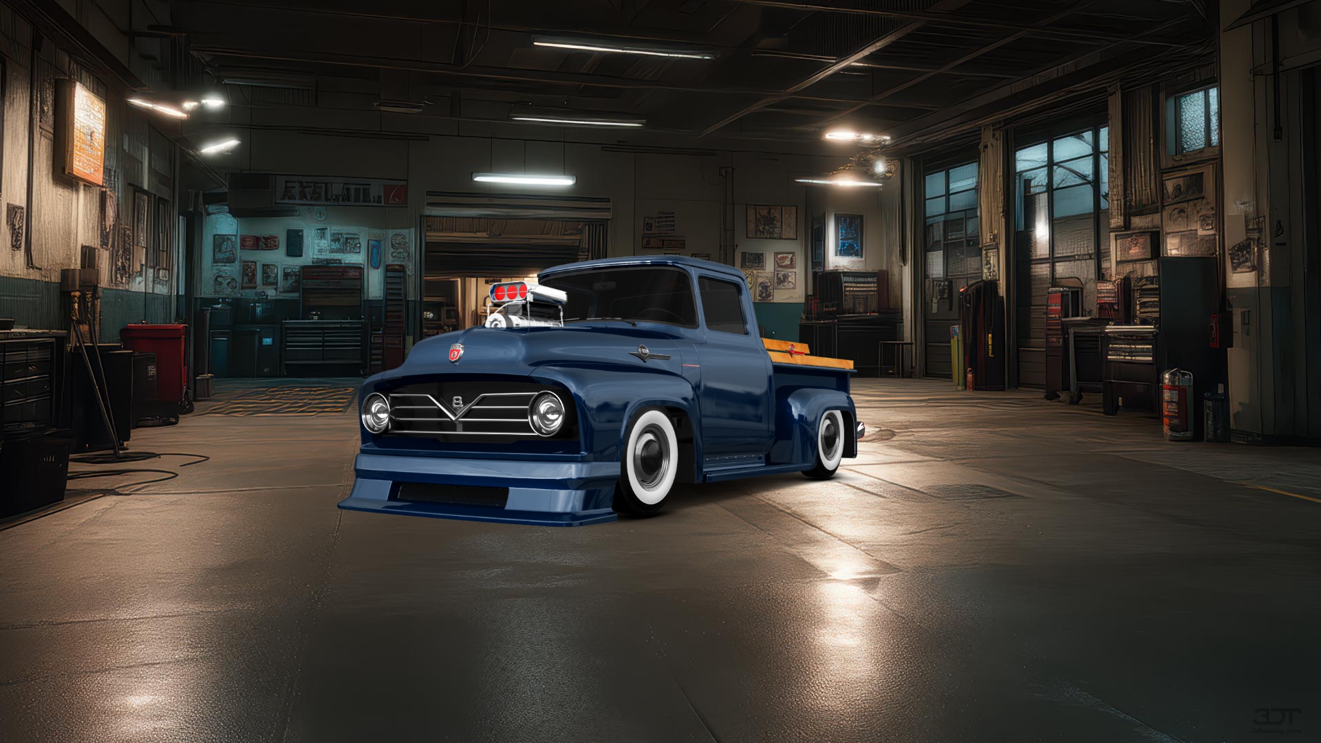 Ford F-100 2 Door truck 1956 tuning