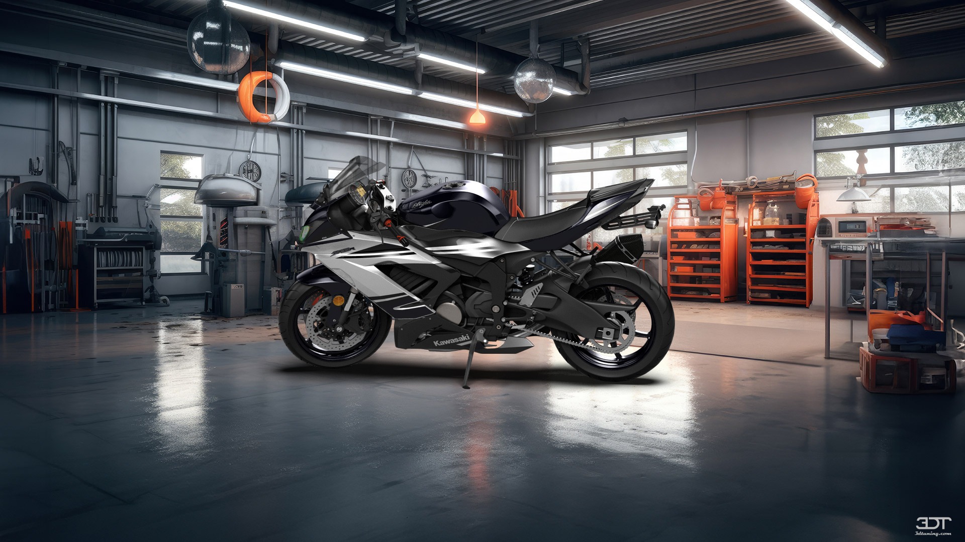 Kawasaki Ninja ZX 6R Sport Bike 2015 tuning